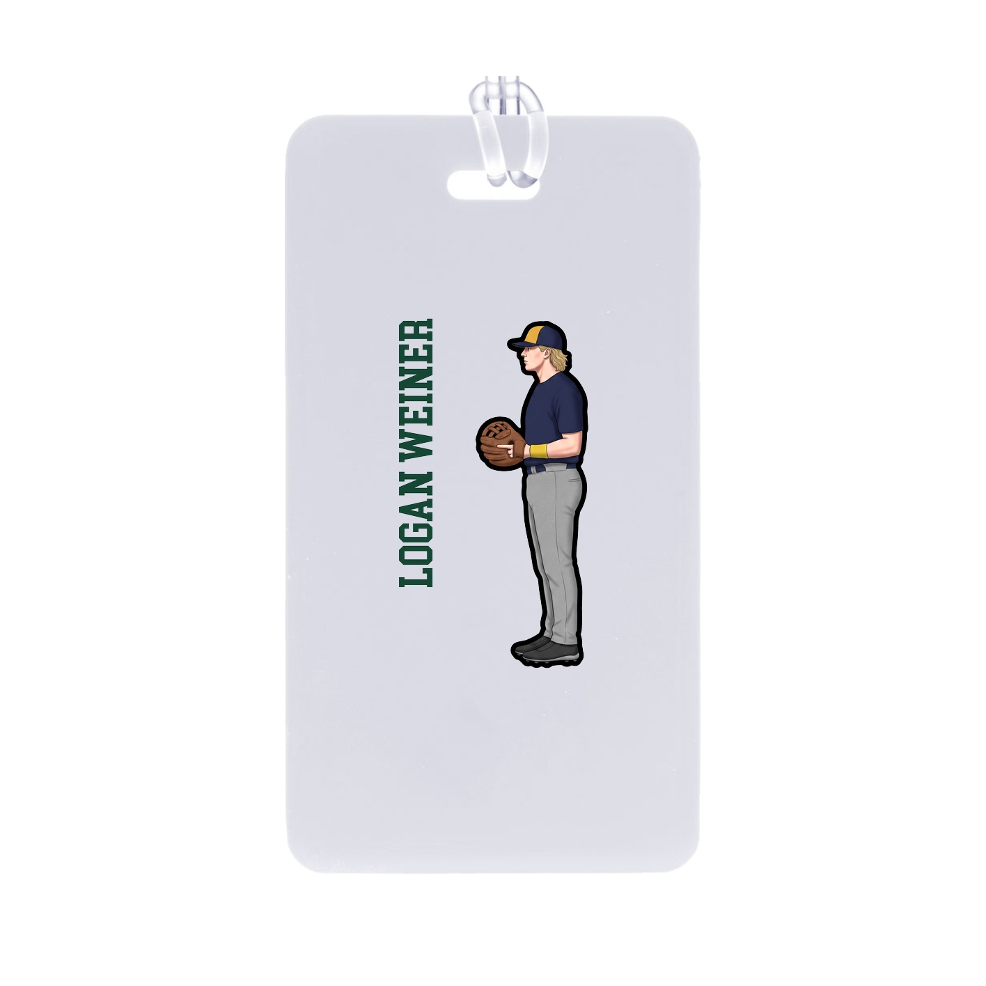 Bag Tag — Name Vertical in Classic