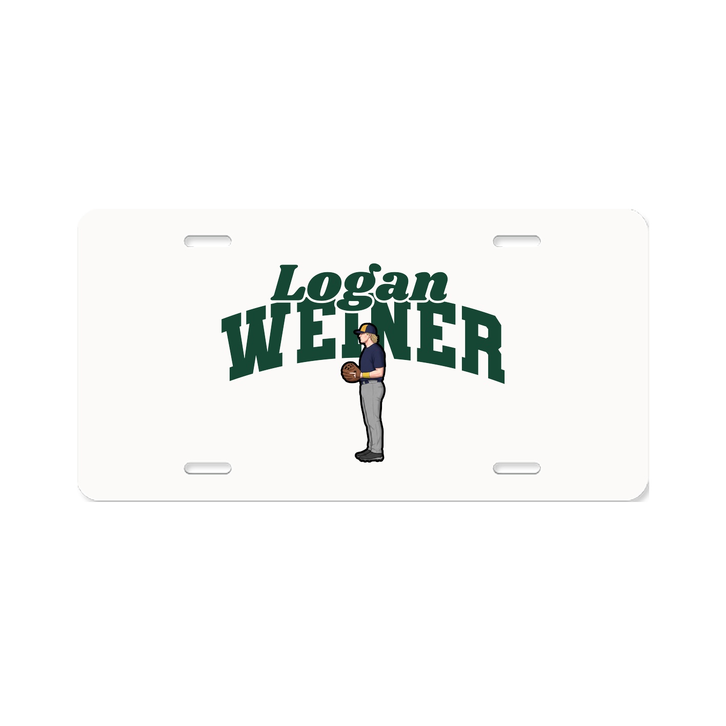 License Plate — Signature Arch in Classic