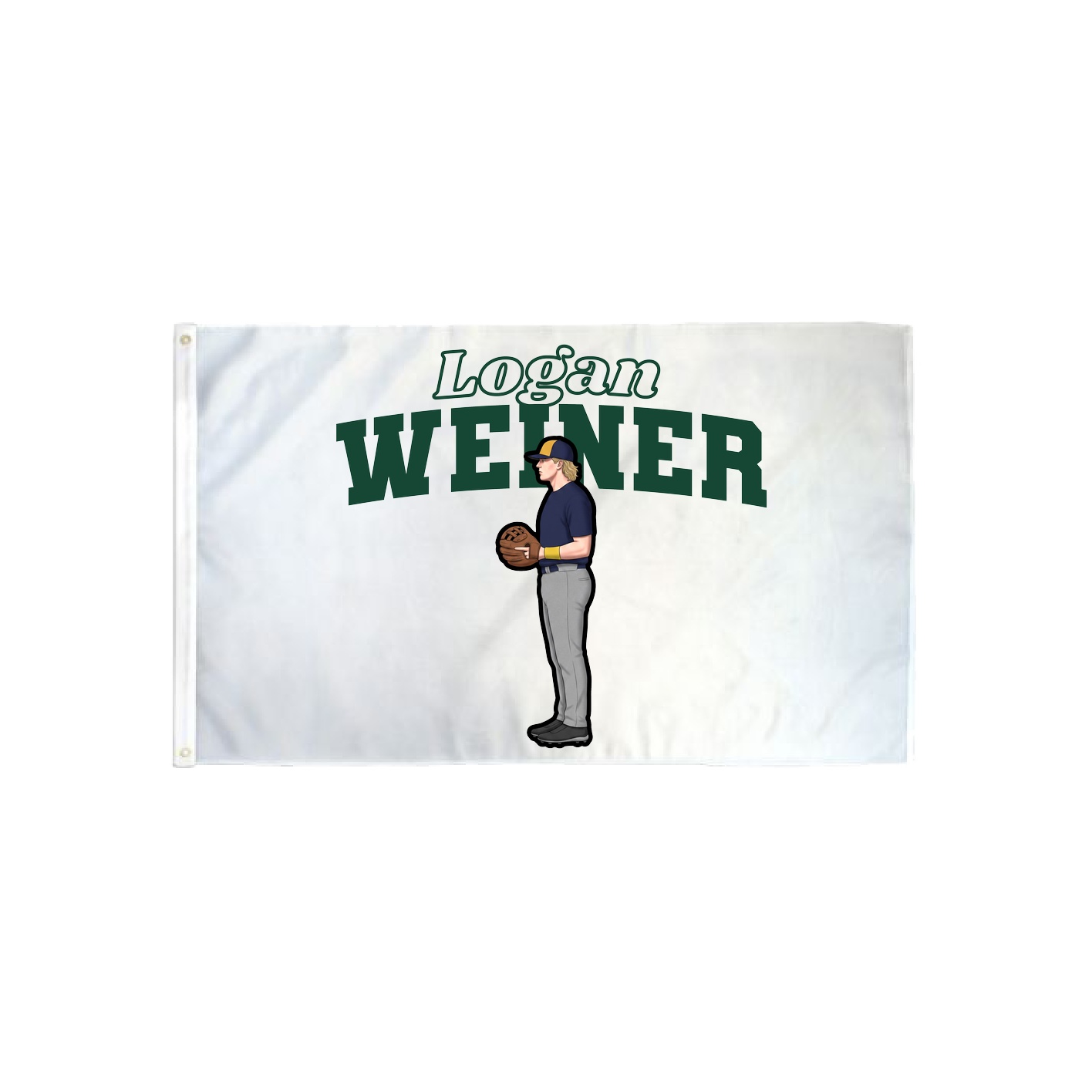 3x5 Flag — Name Arch in Classic