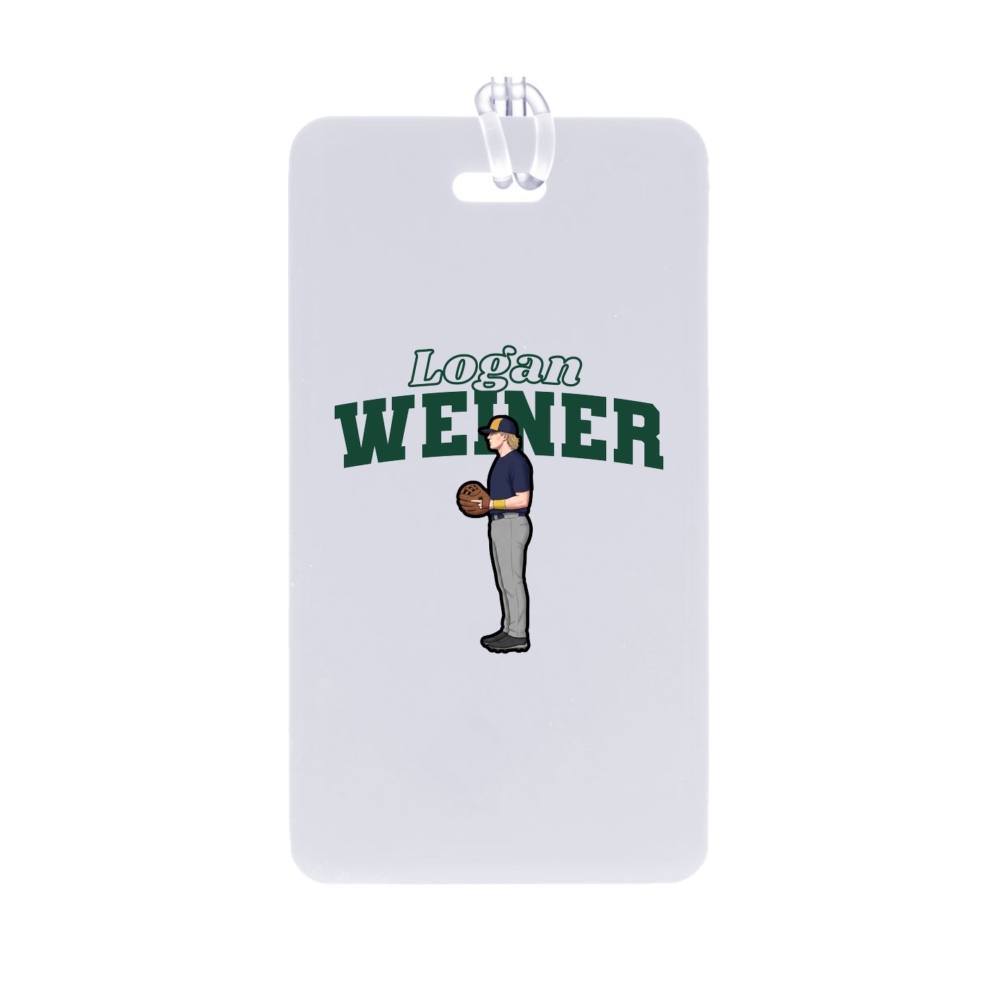 Bag Tag — Name Arch in Classic