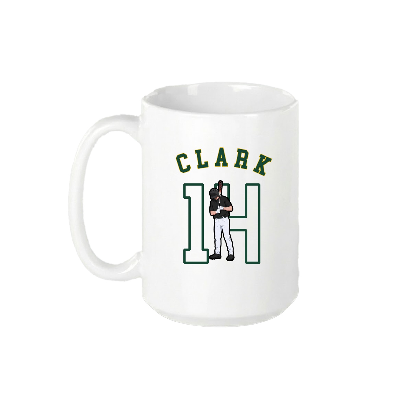 15oz Coffee Mug — Shirsey Arch in White
