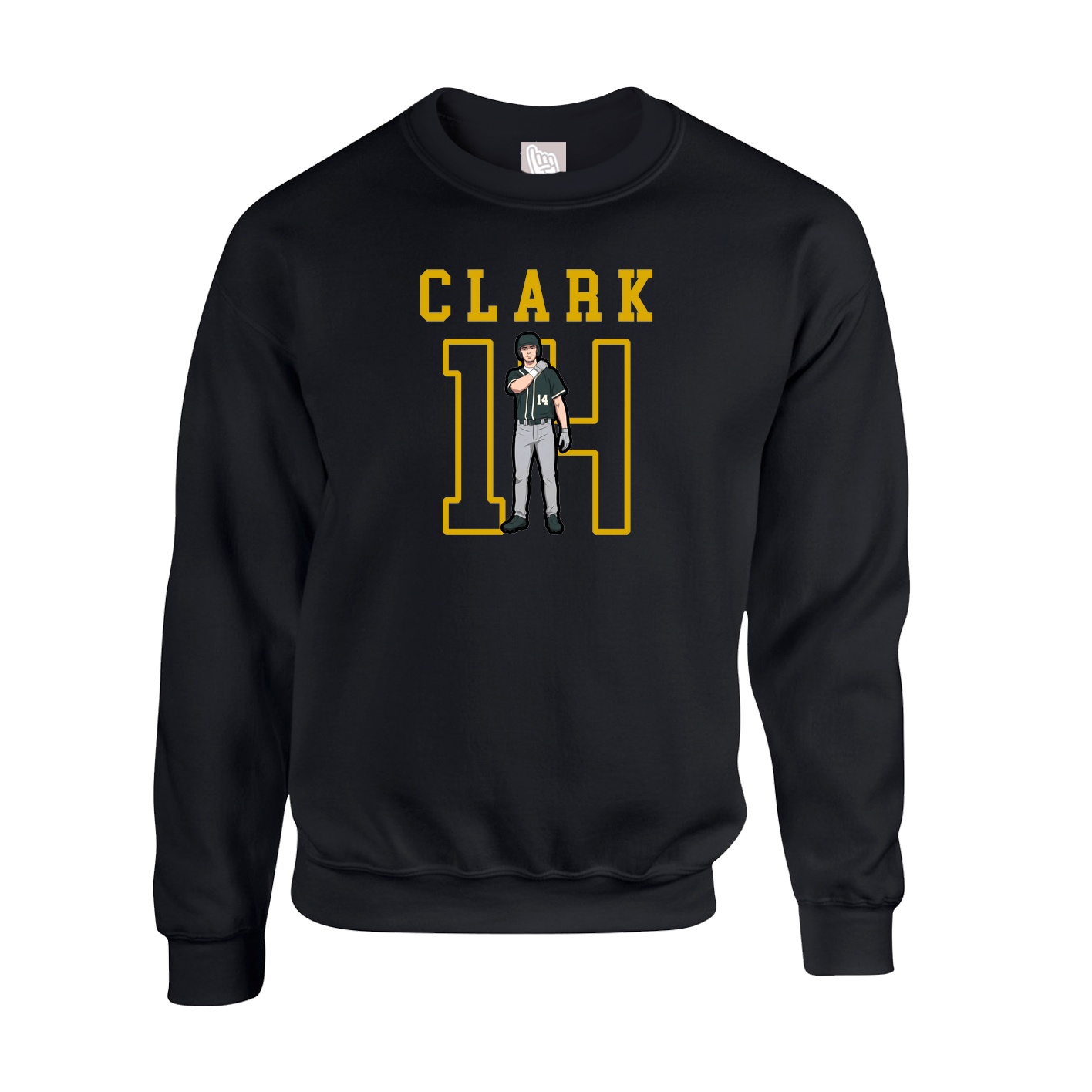 Fleece Crew — Shirsey in Black