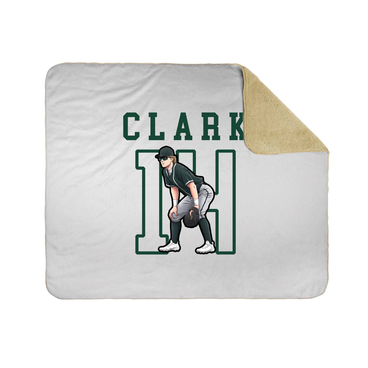 Throw Blanket — Shirsey in White