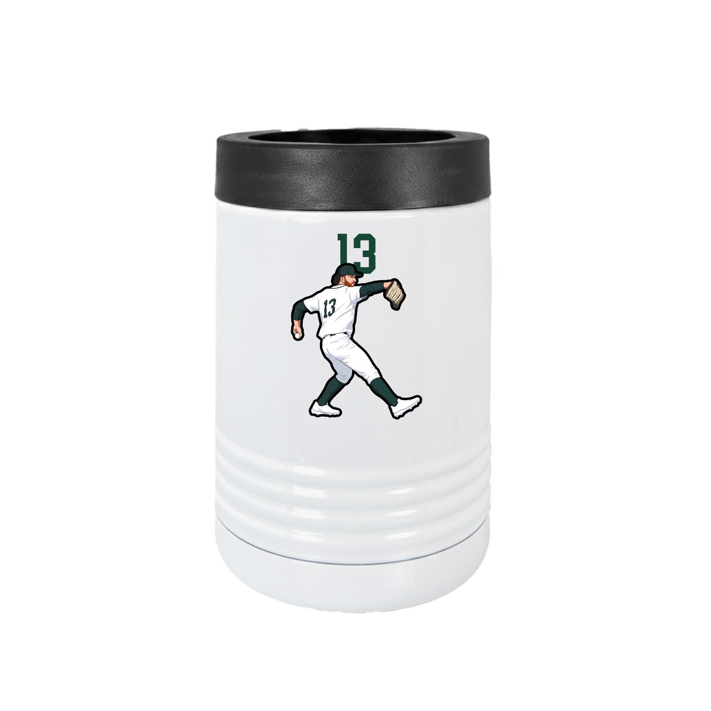 Beverage Holder — Number Top in White