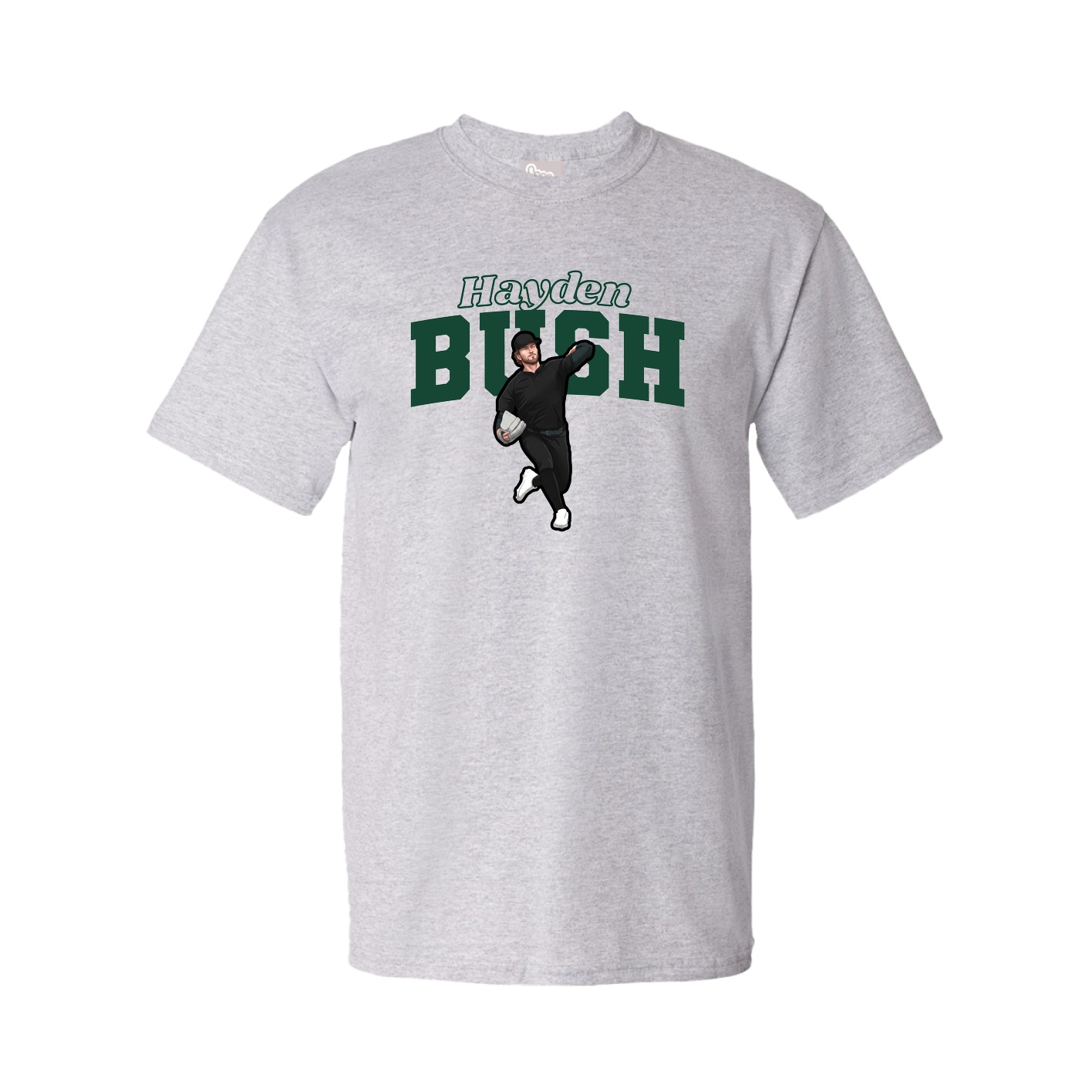 Youth Tee — Name Arch in Grey