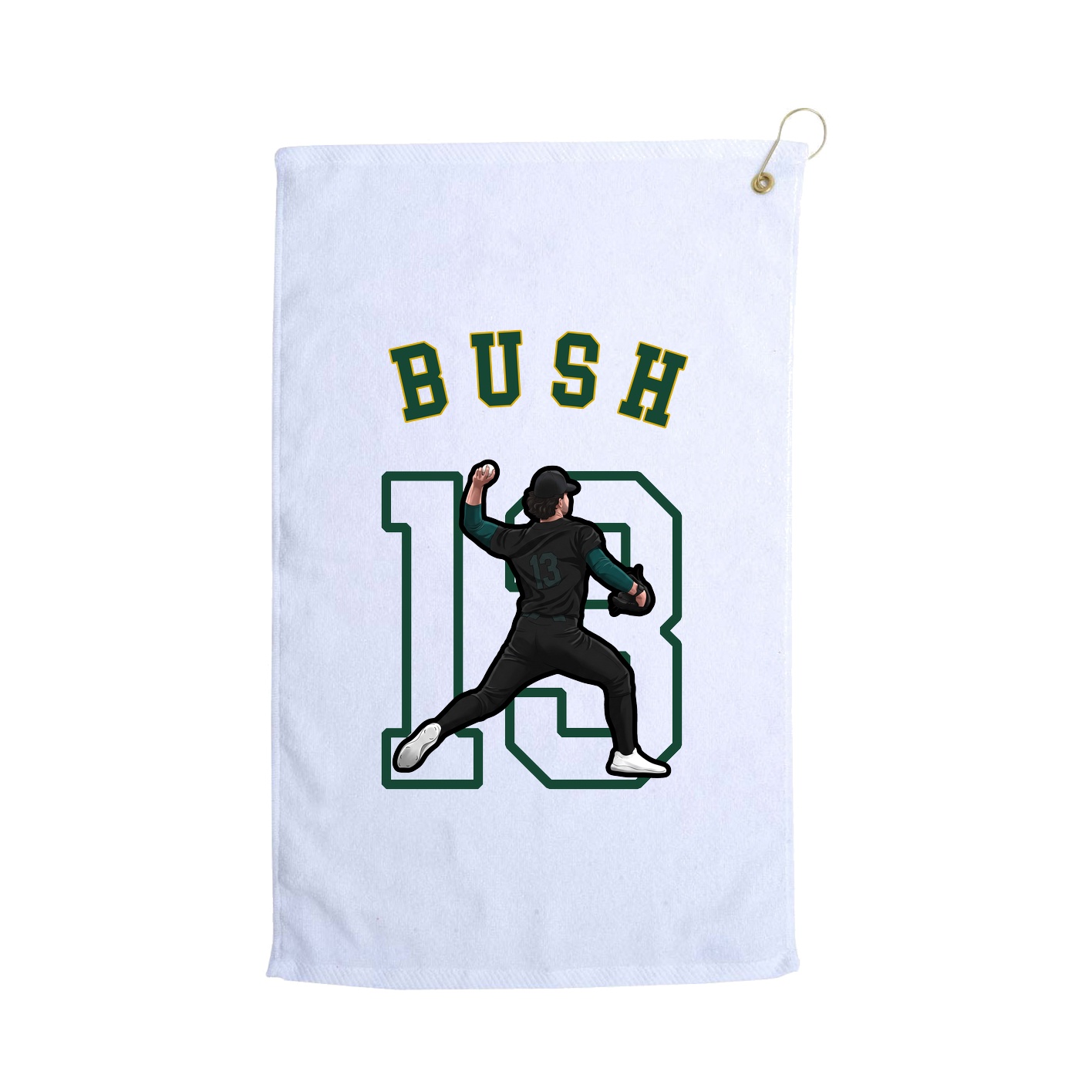 Golf Towel — Shirsey Arch in White