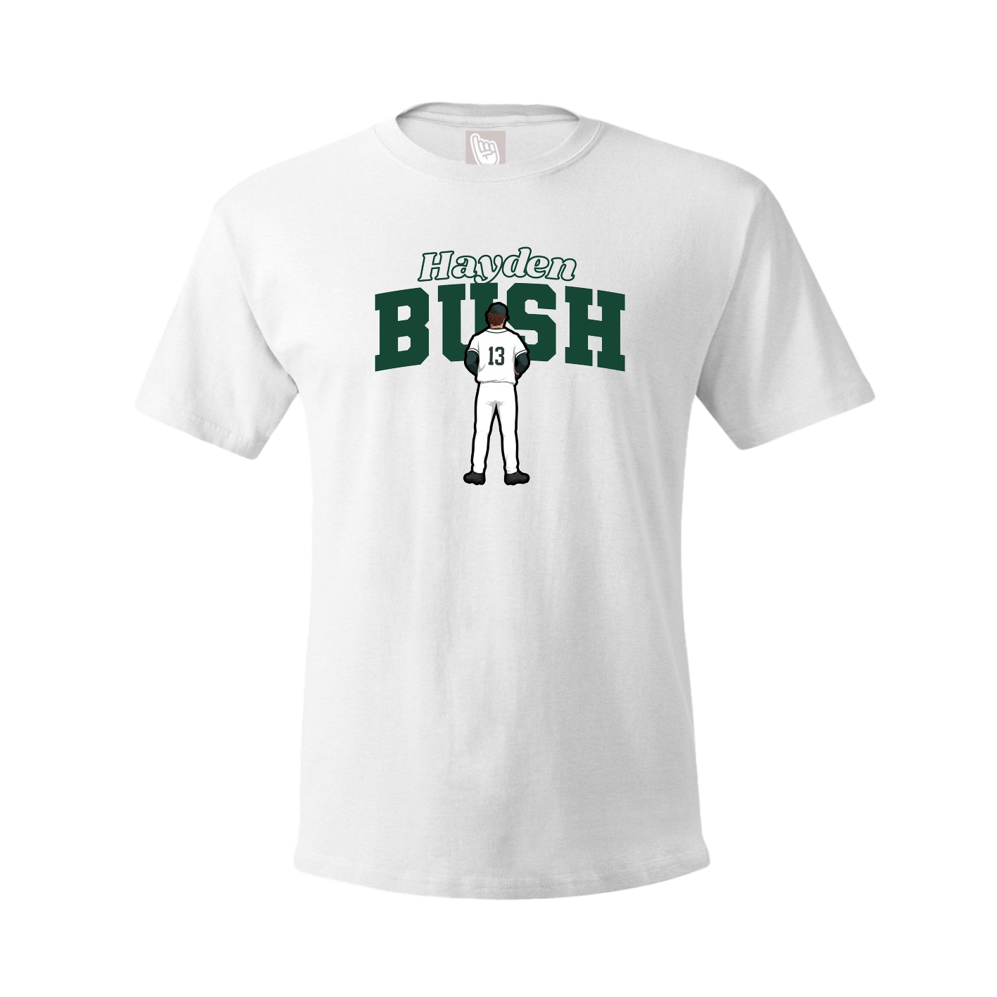 Tee — Name Arch in White
