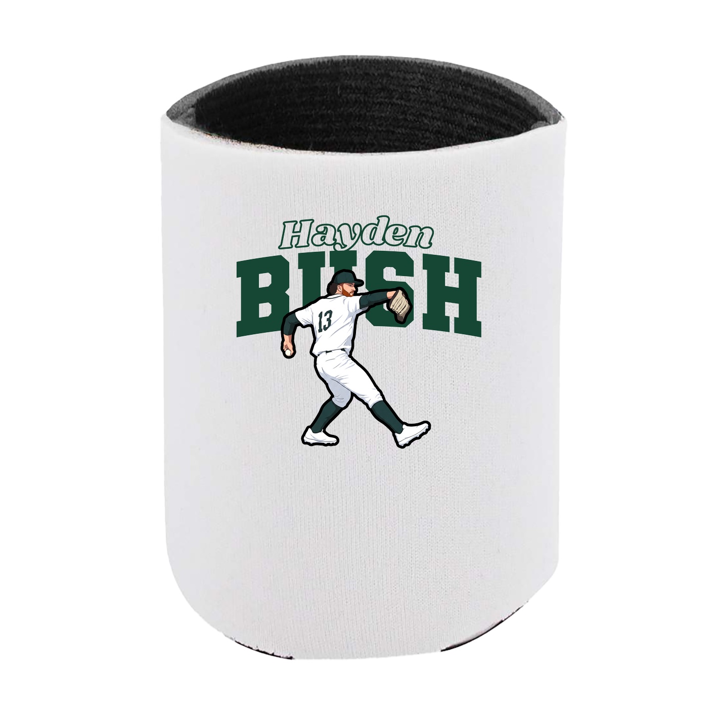Can Holder — Name Arch in White
