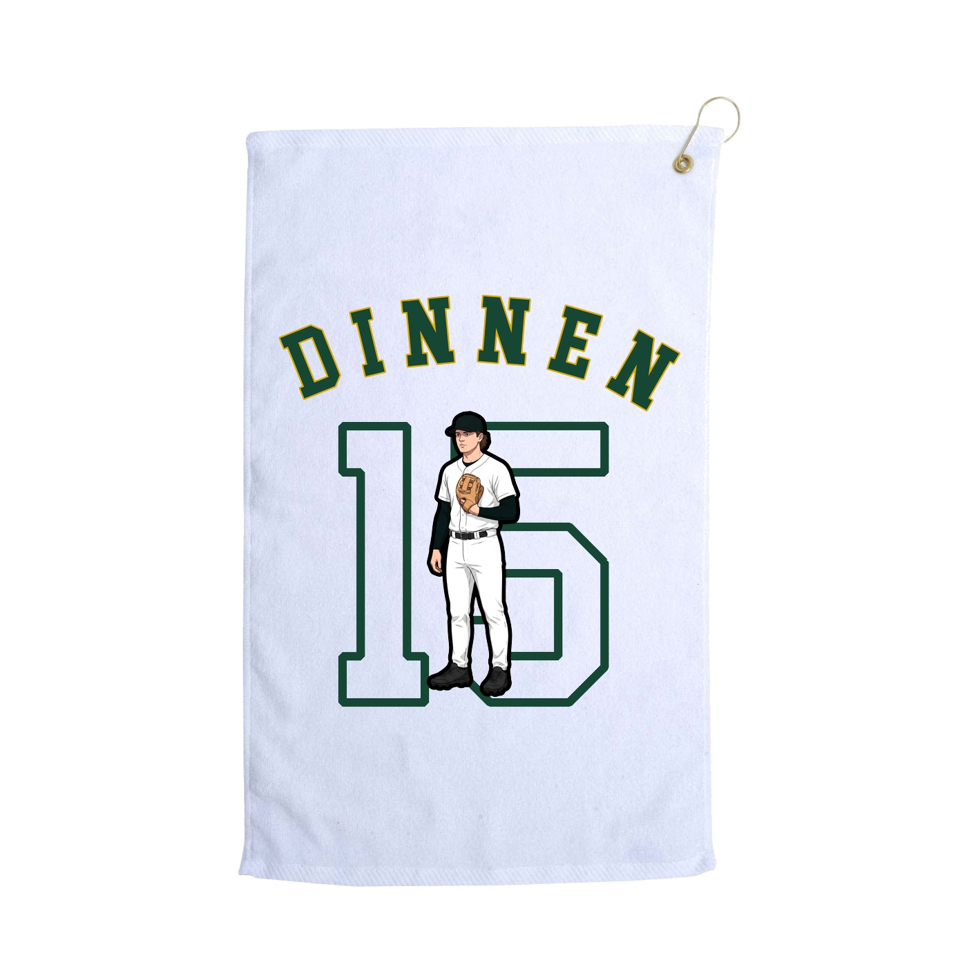 Golf Towel — Shirsey Arch in White
