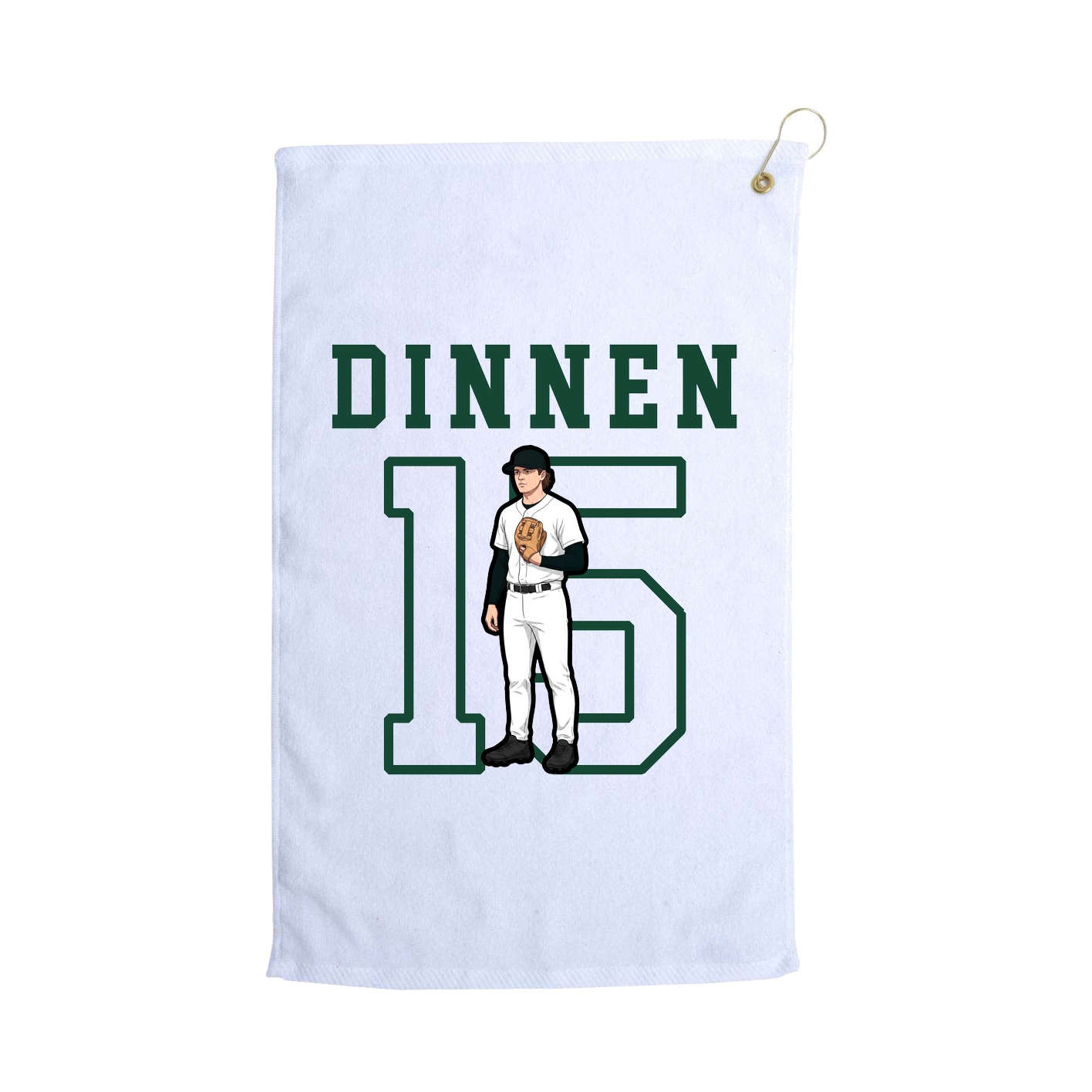 Golf Towel — Shirsey in White
