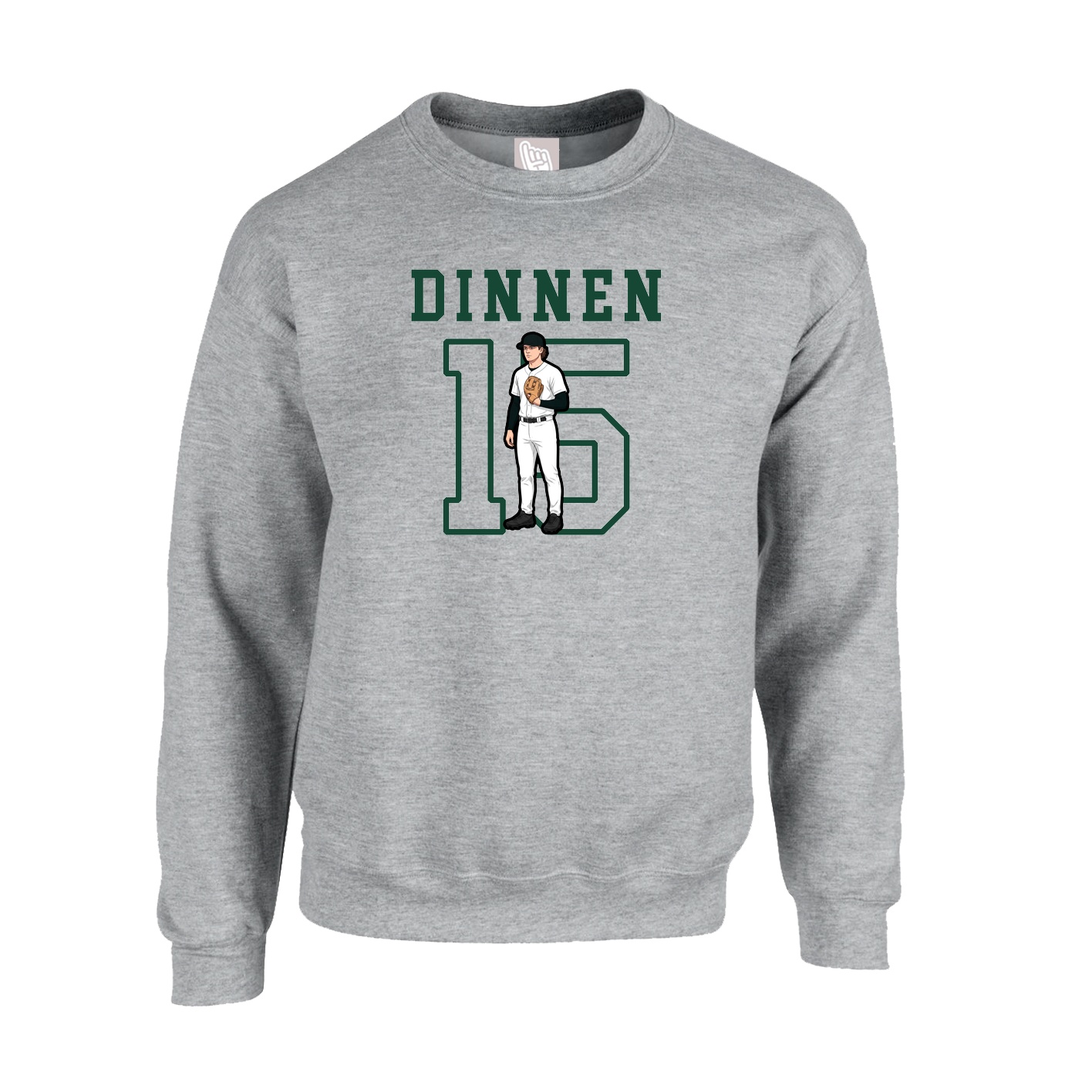 Fleece Crew — Shirsey in Grey