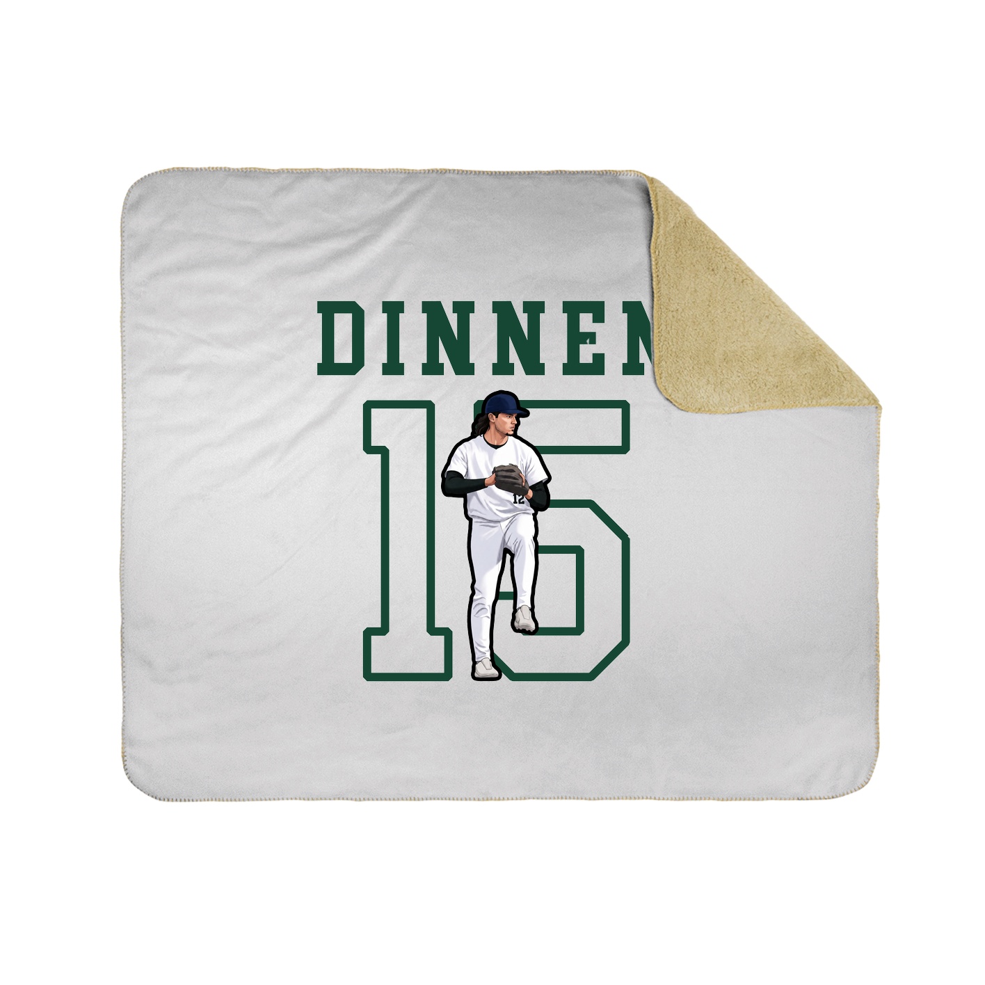 Throw Blanket — Shirsey in White