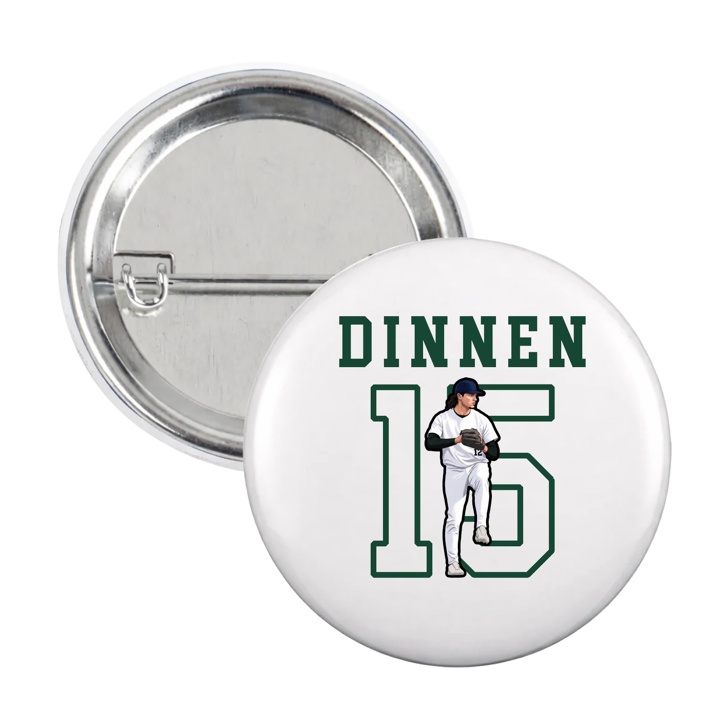 Game Day Button — Shirsey in White
