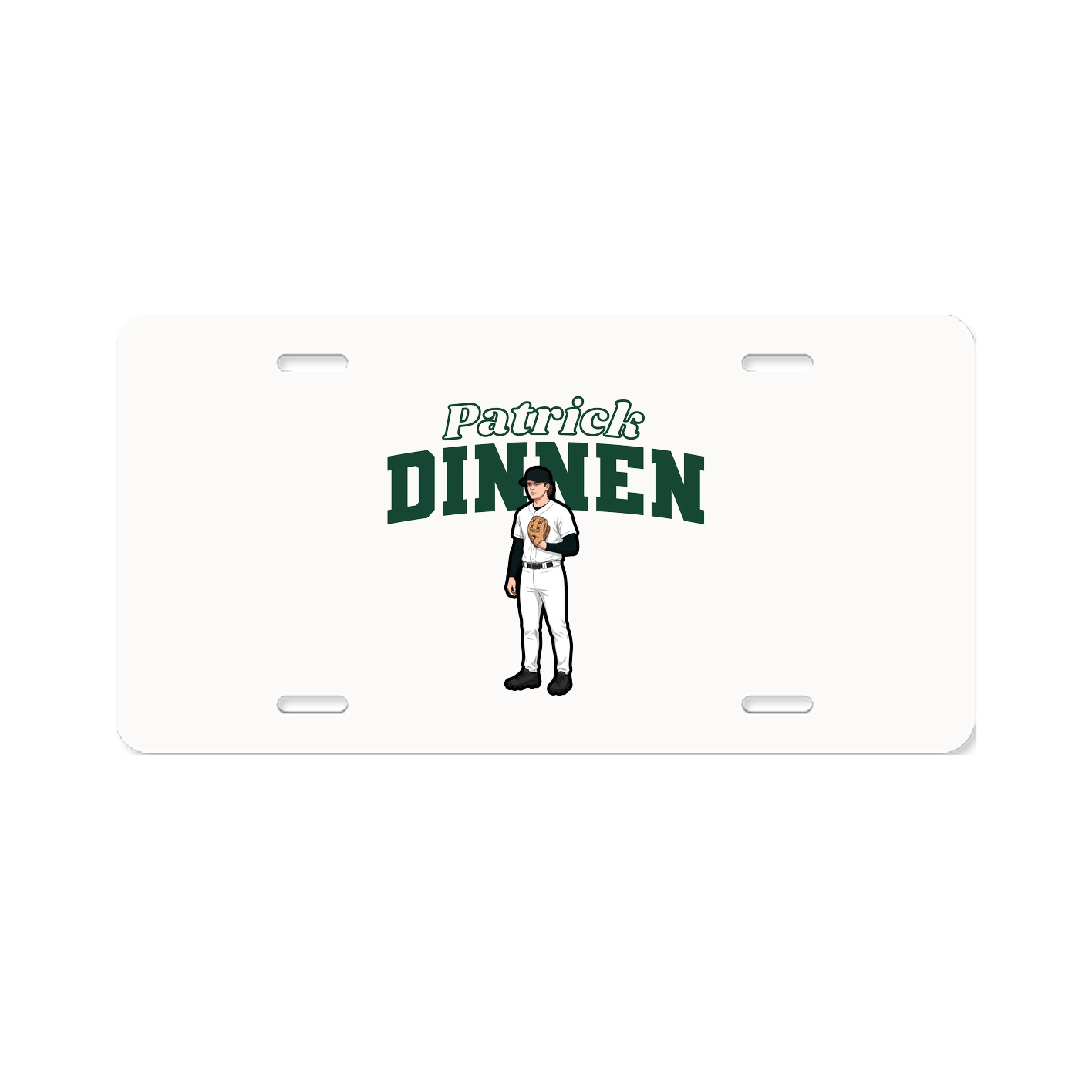 License Plate — Name Arch in Classic