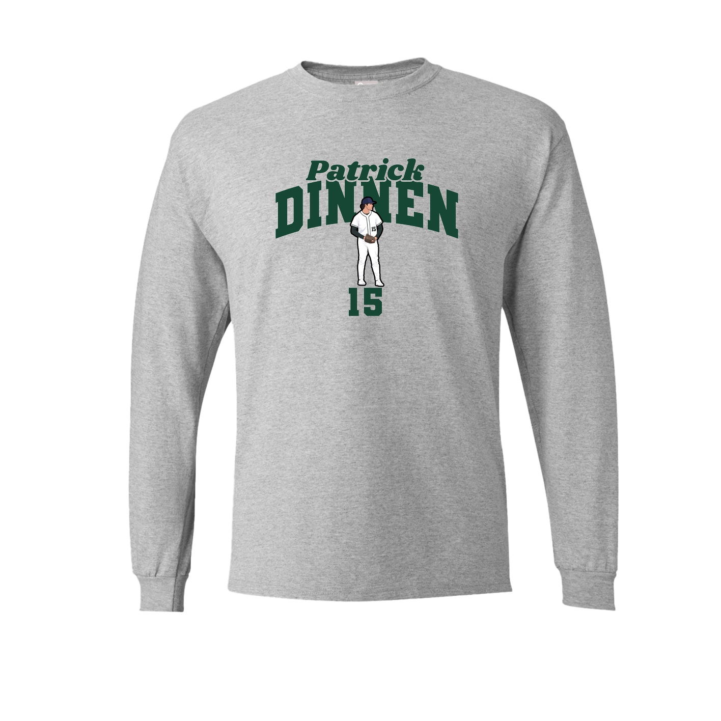Long Sleeve Tee — Signature Arch in Grey