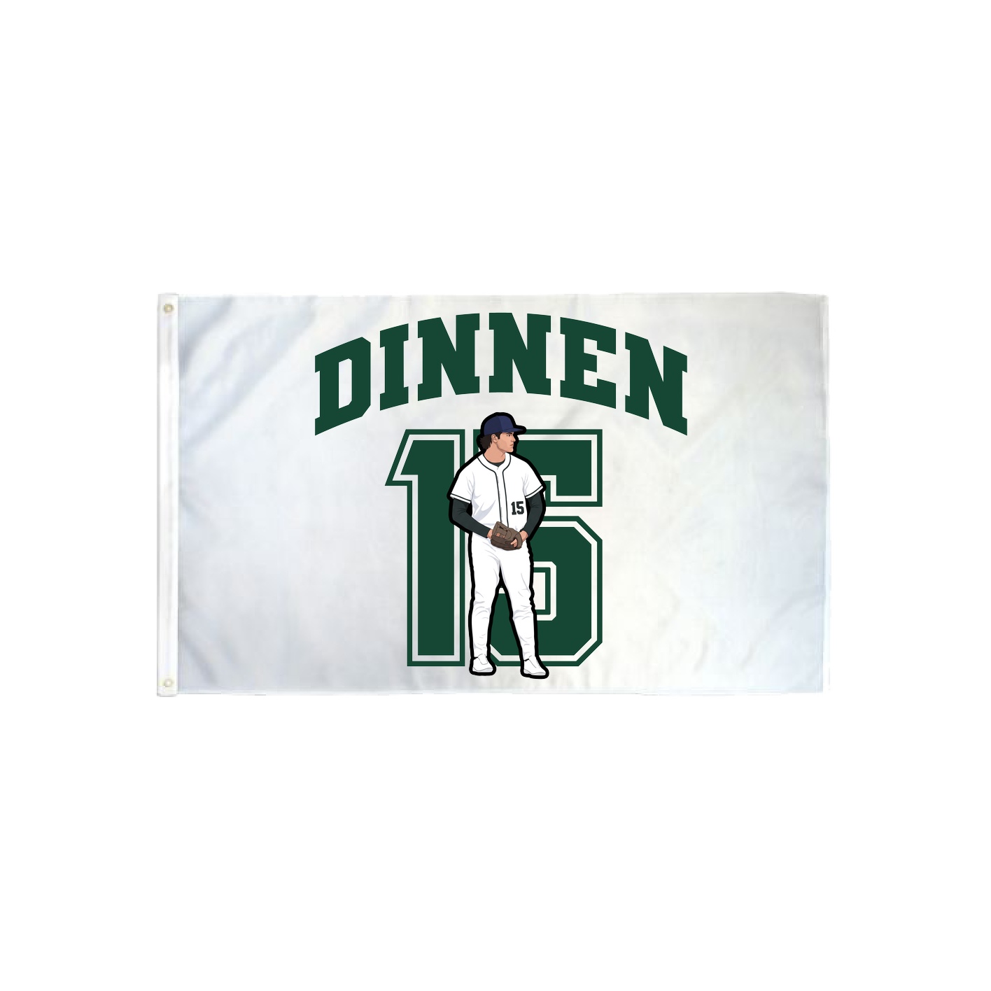 3x5 Flag — Number in Classic