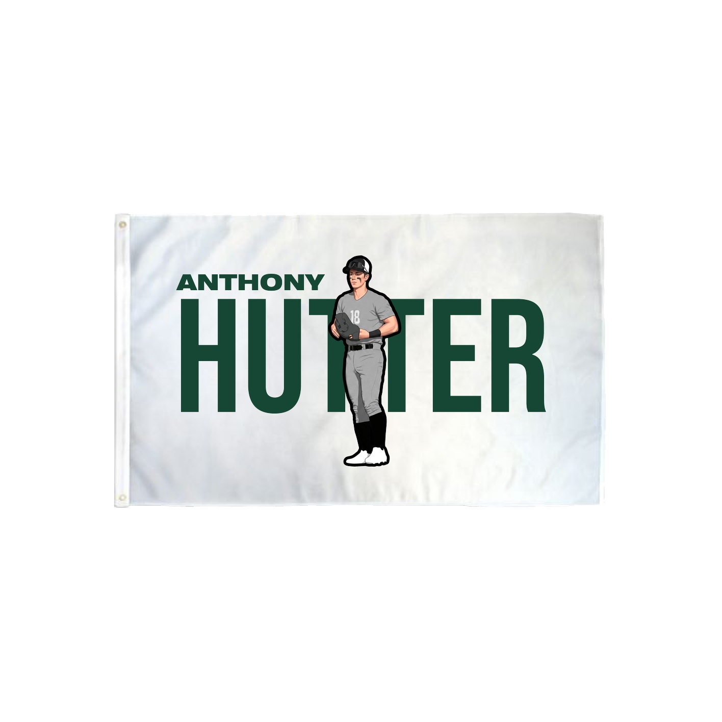 3x5 Flag — Player Name in Classic