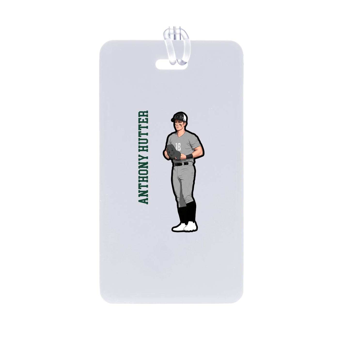 Bag Tag — Name Vertical in Classic