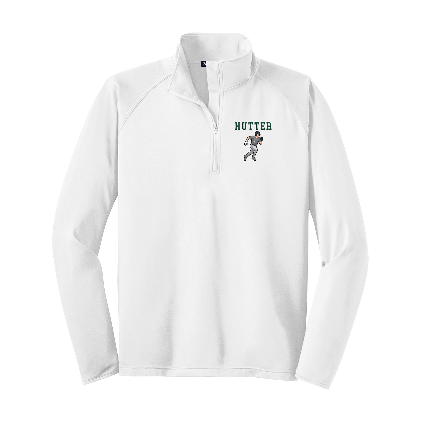 Q-Zip Pullover — Shirsey in White