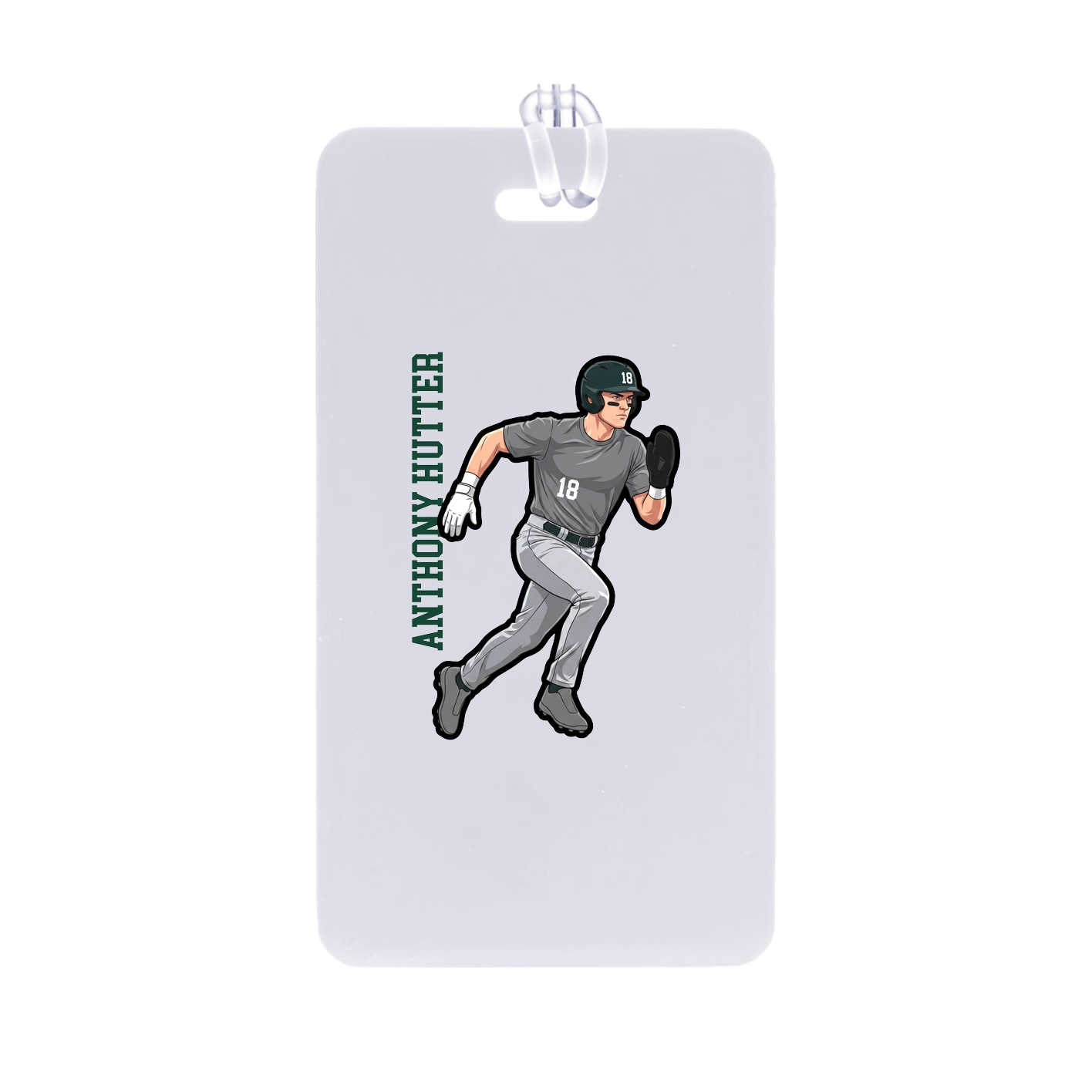 Bag Tag — Name Vertical in Classic