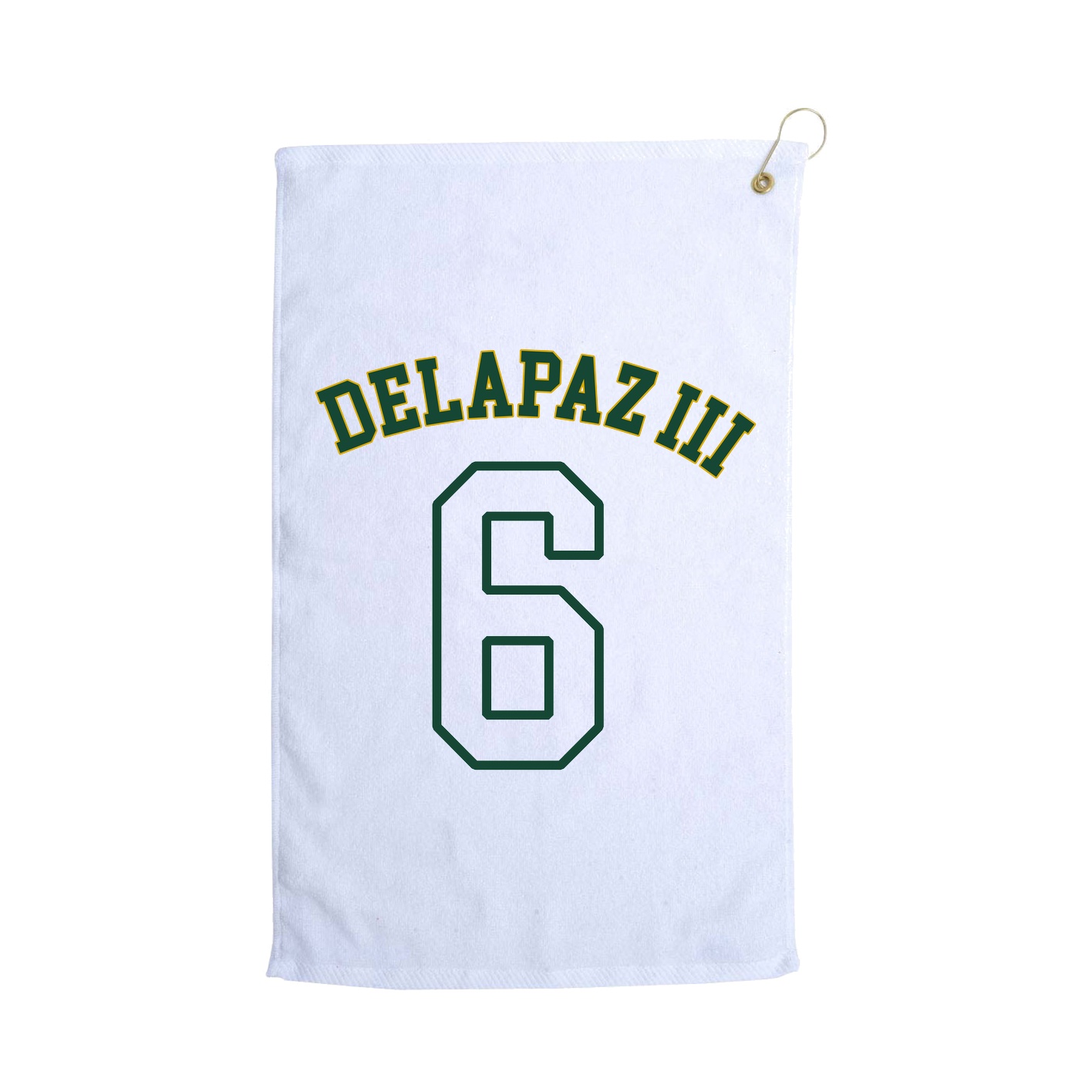 Golf Towel — Shirsey Arch in White