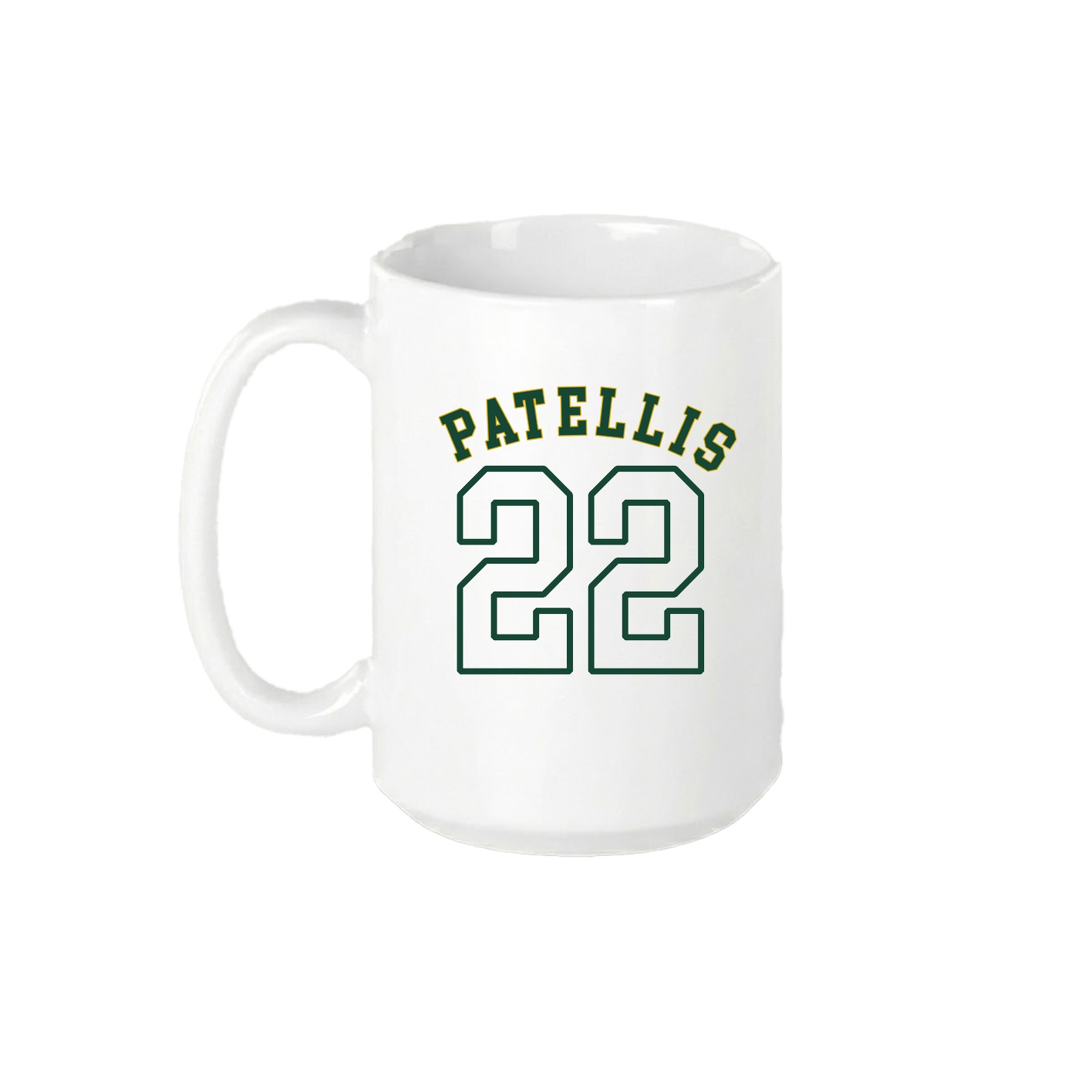 15oz Coffee Mug — Shirsey Arch in White