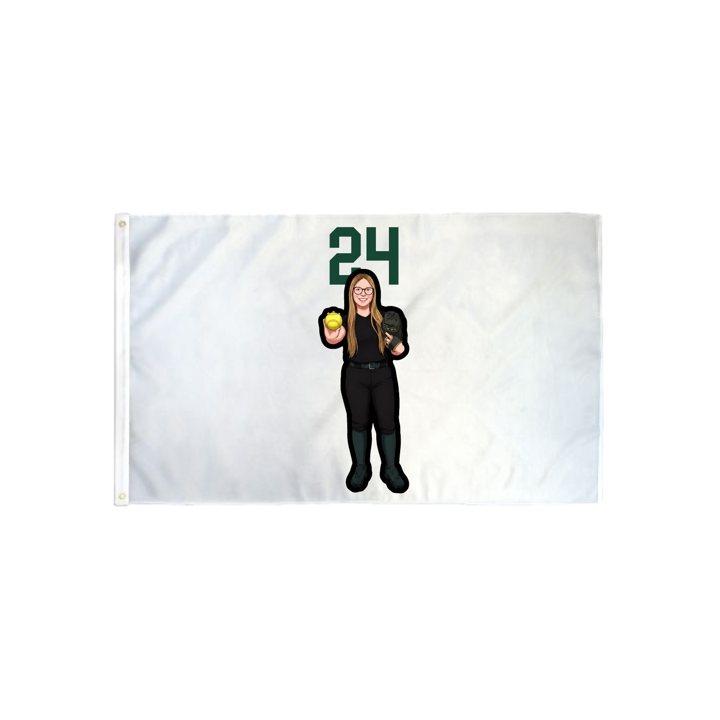 3x5 Flag — Number Top in Classic