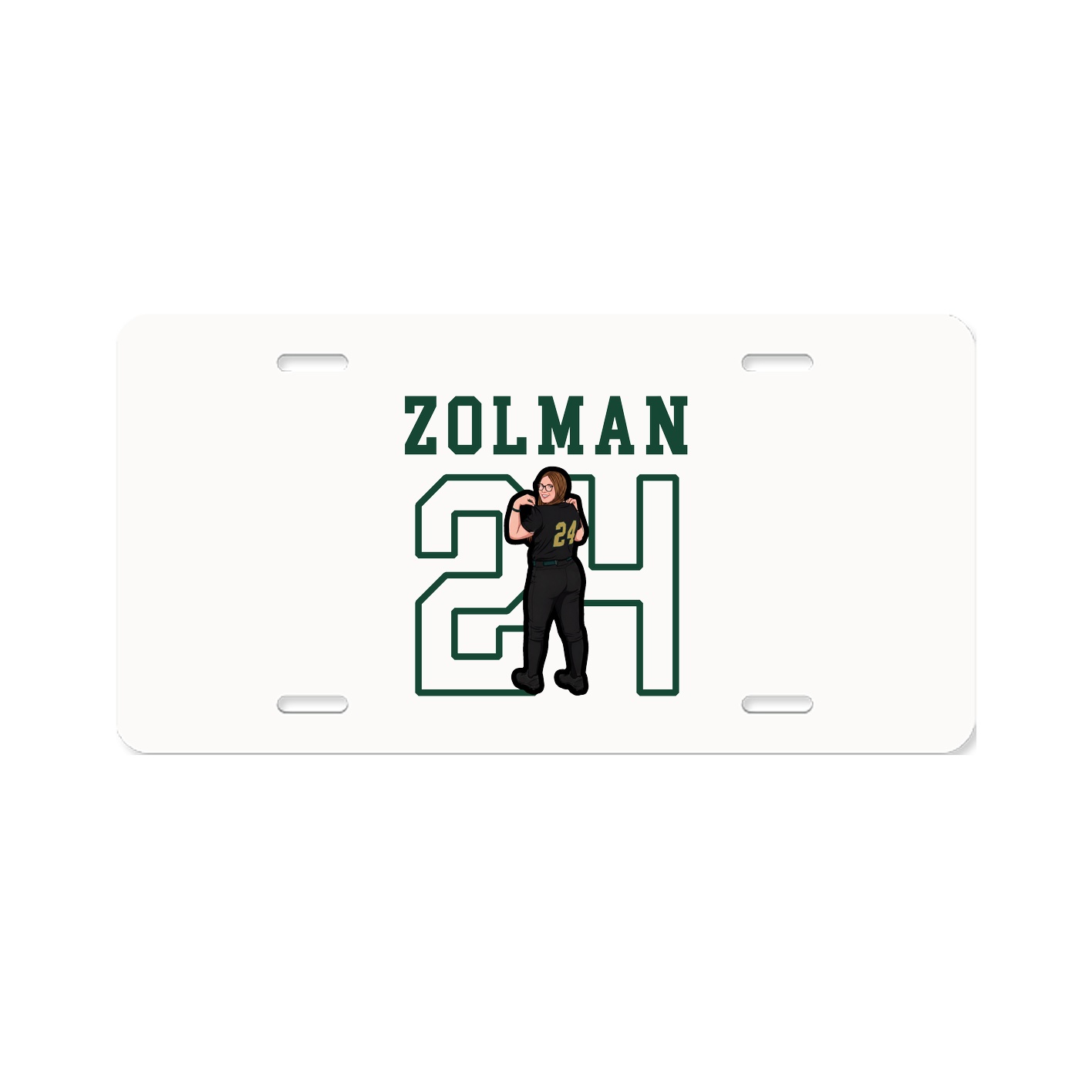 License Plate — Shirsey in Classic
