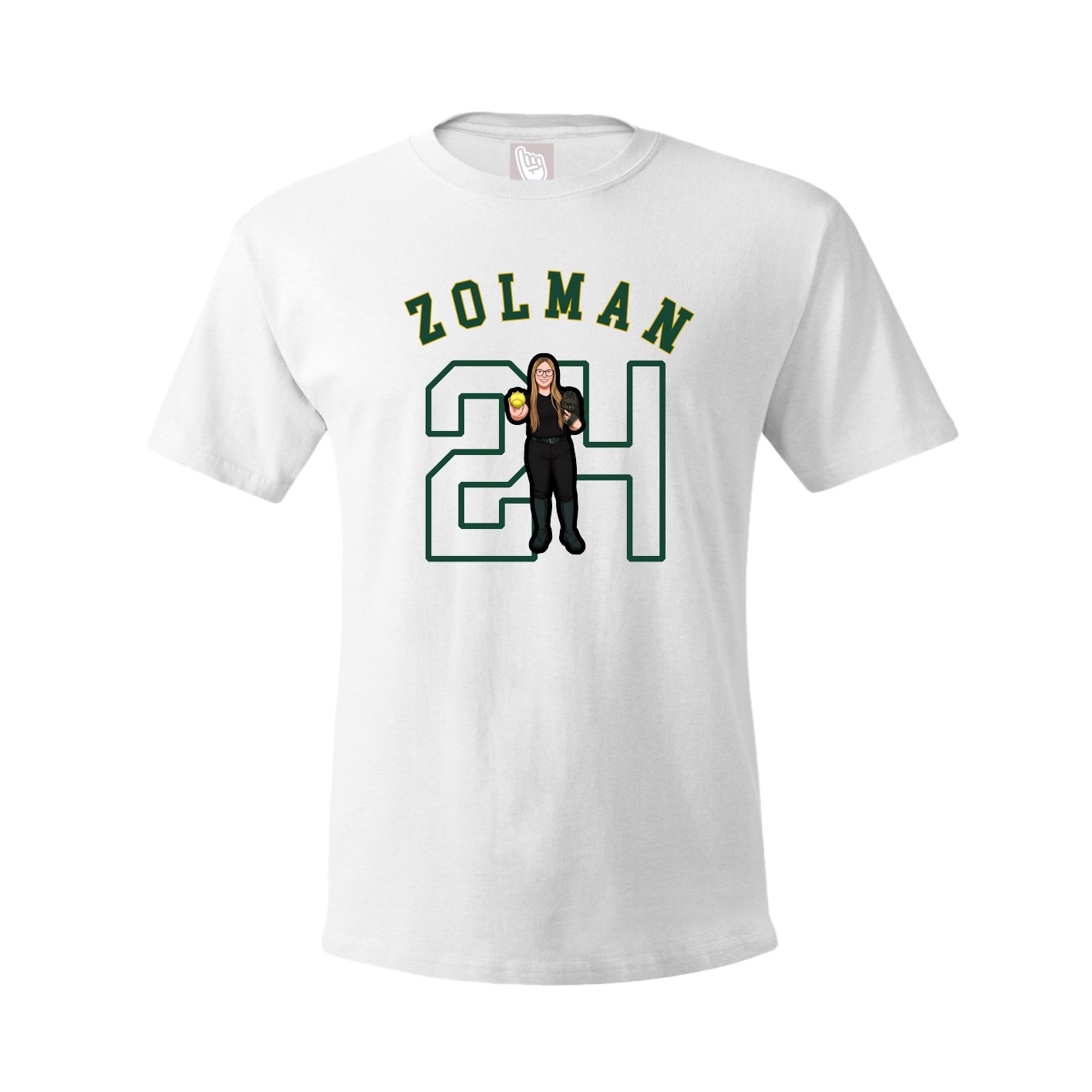Youth Tee — Shirsey Arch in White