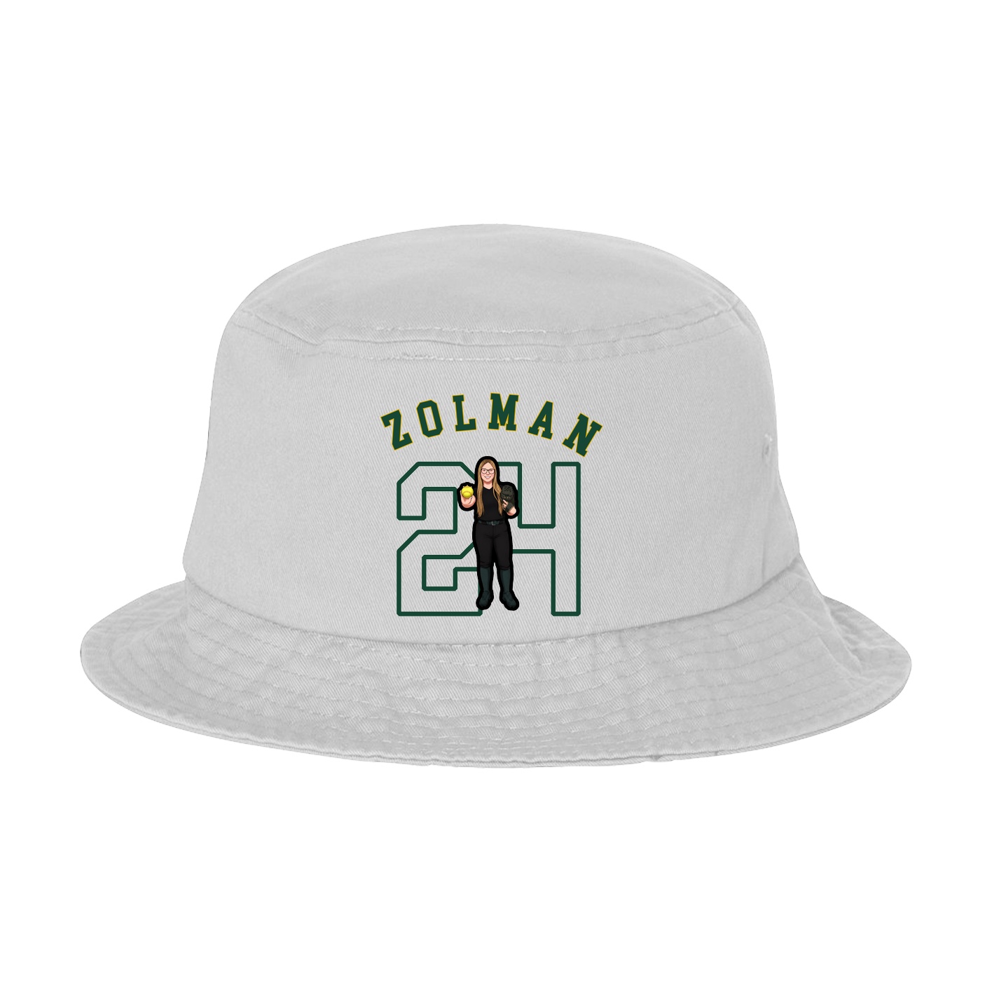 Bucket Cap — Shirsey Arch in White