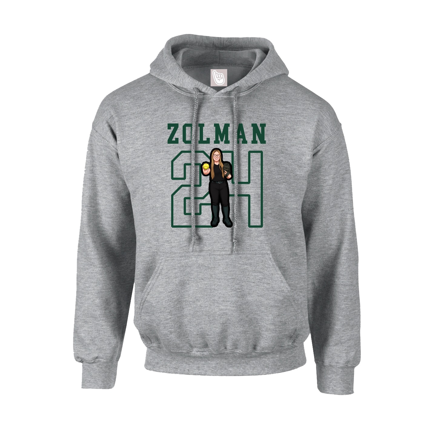 Youth Hoodie — Shirsey in Grey