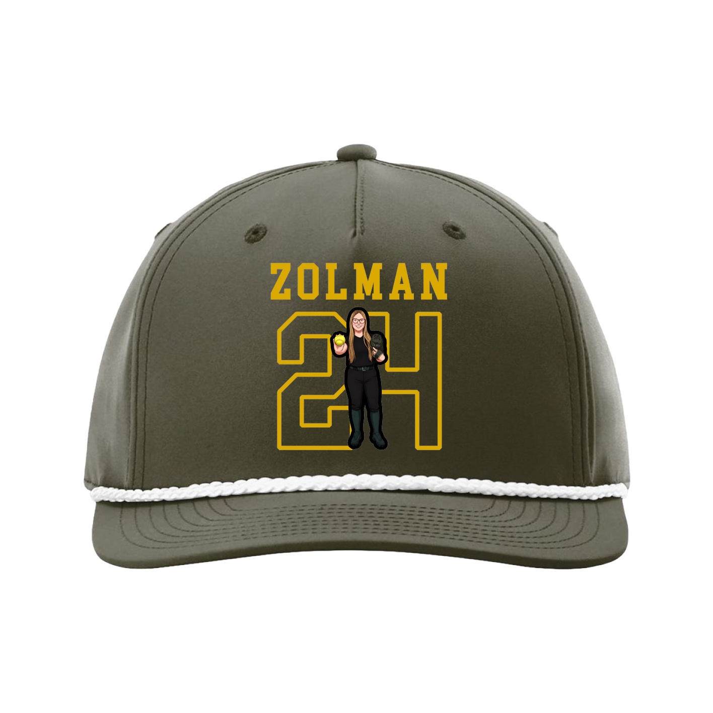 Five-Panel Classic Rope Cap — Shirsey in Green