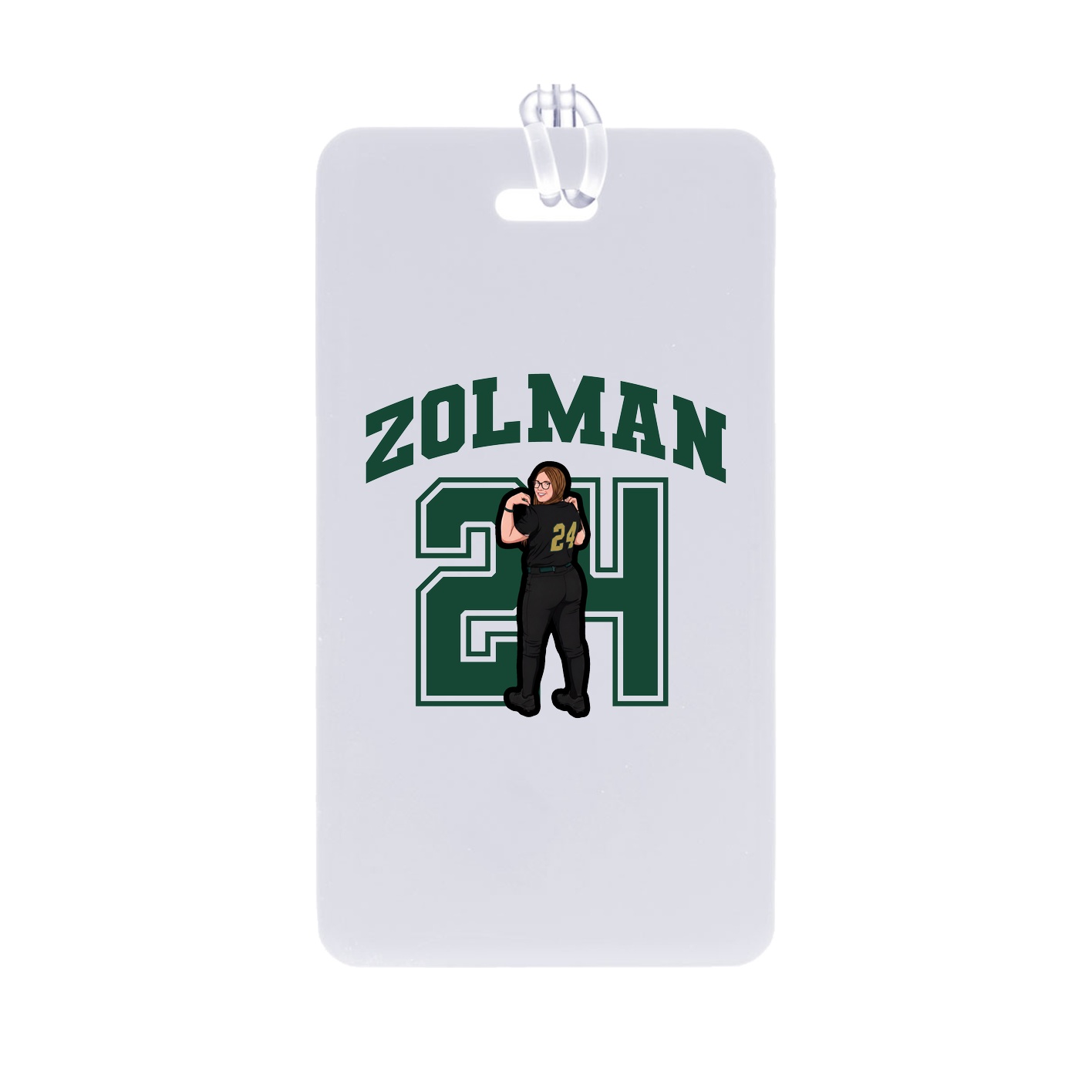 Bag Tag — Number in Classic