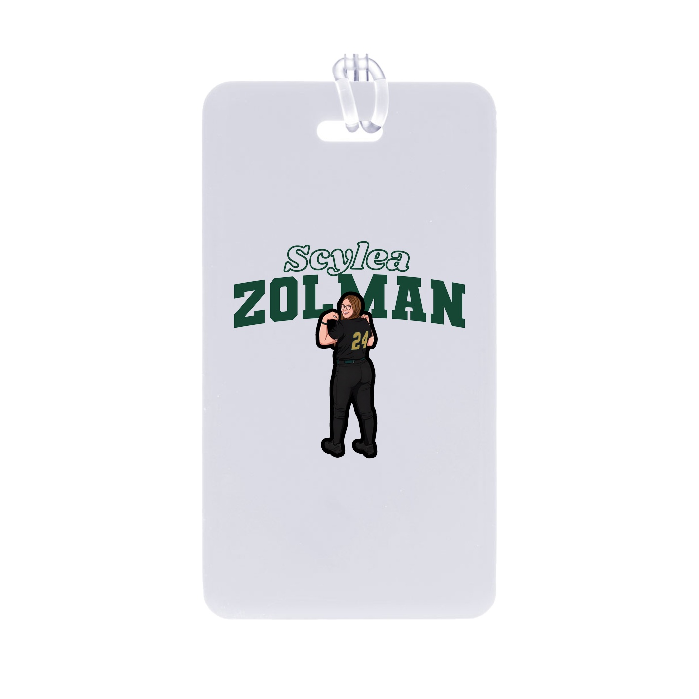 Bag Tag — Name Arch in Classic