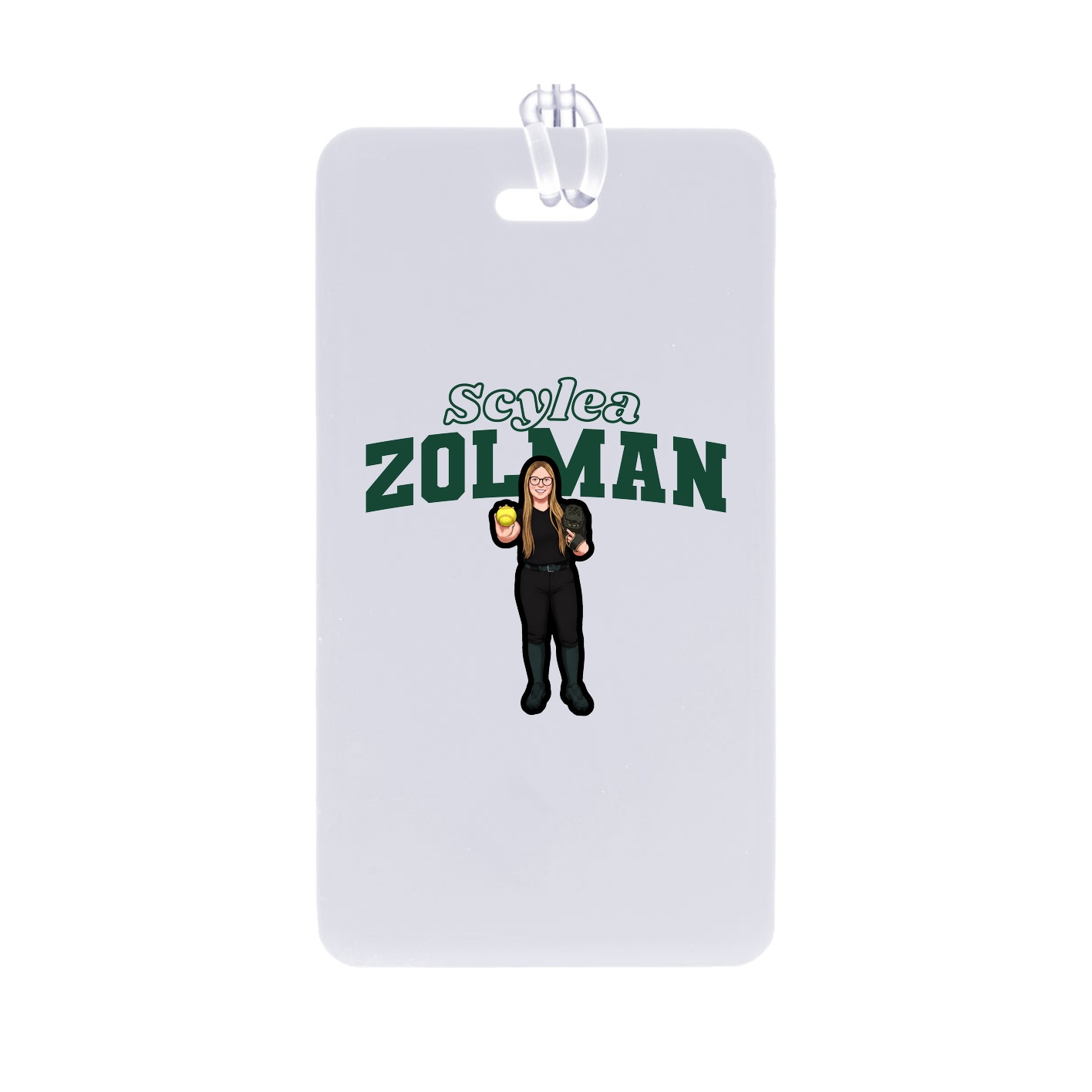 Bag Tag — Name Arch in Classic