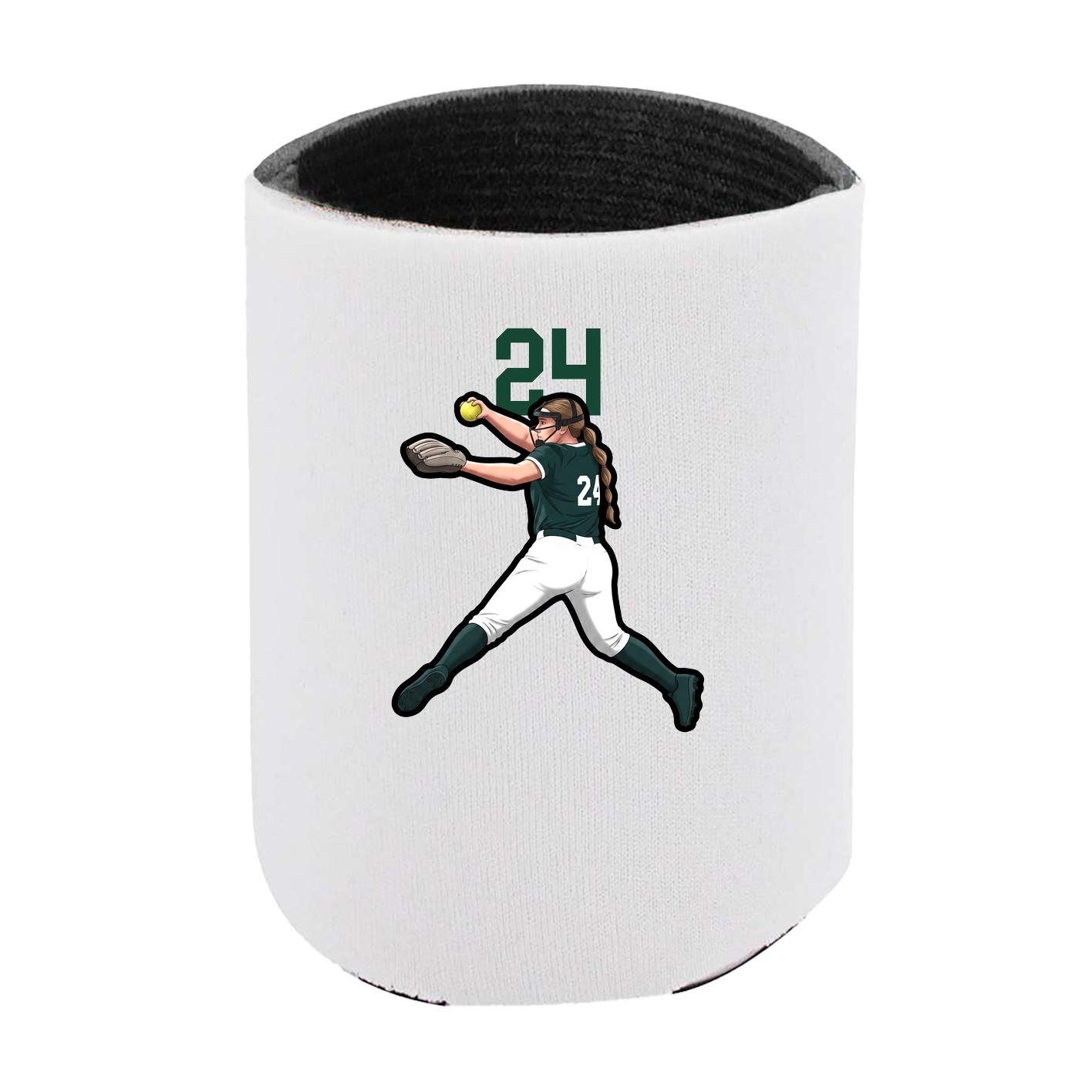 Can Holder — Number Top in White