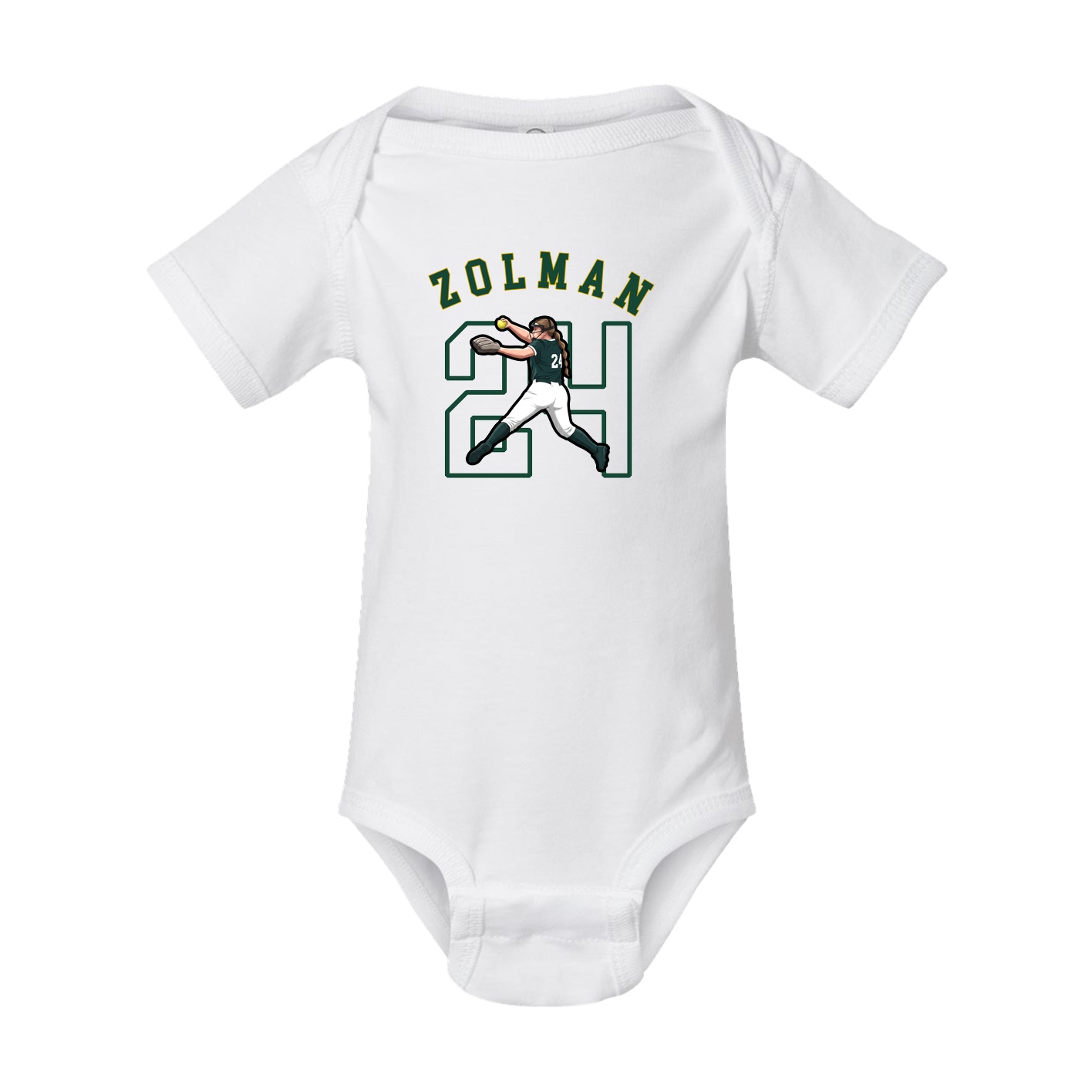Baby Onesie — Shirsey Arch in White