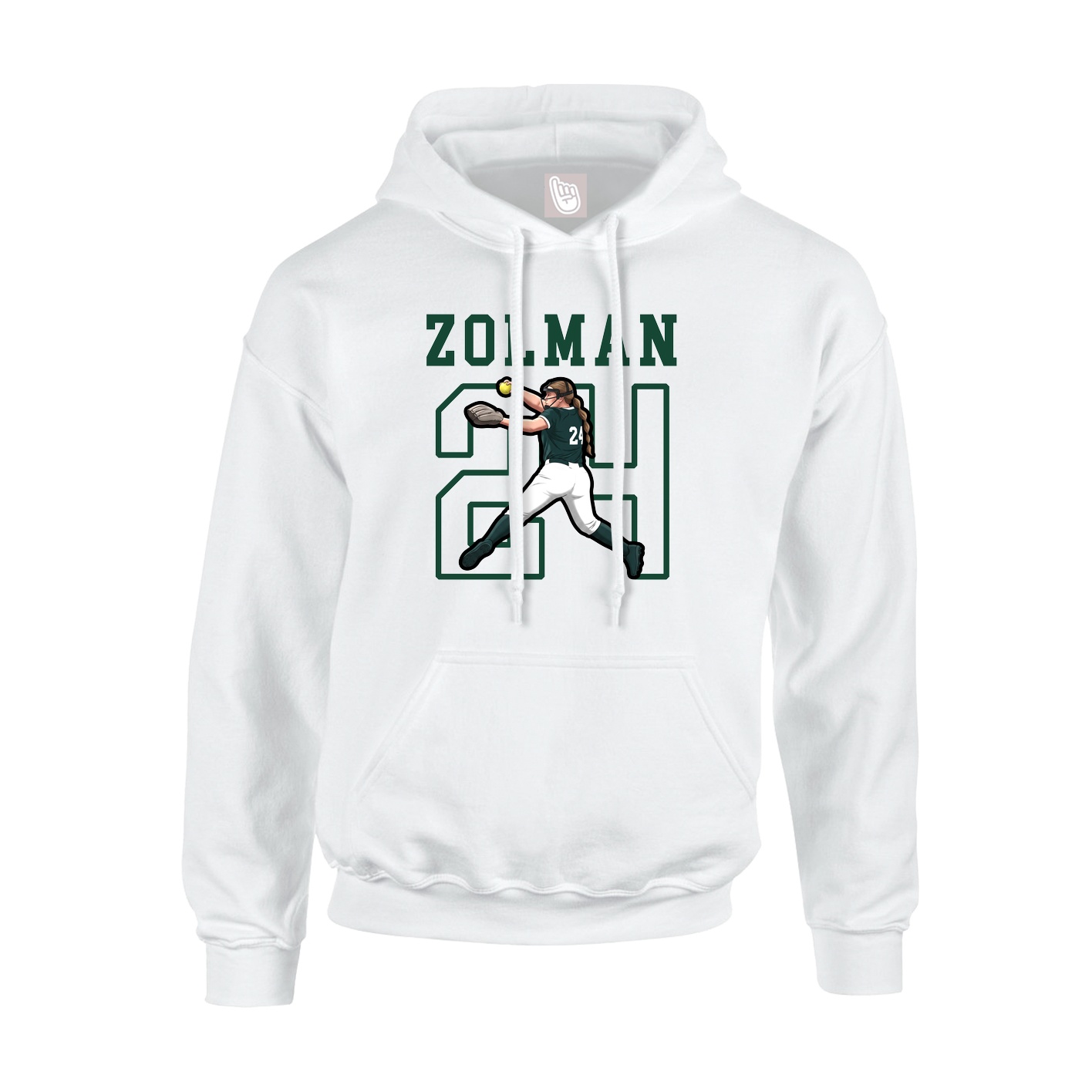 Youth Hoodie — Shirsey in White