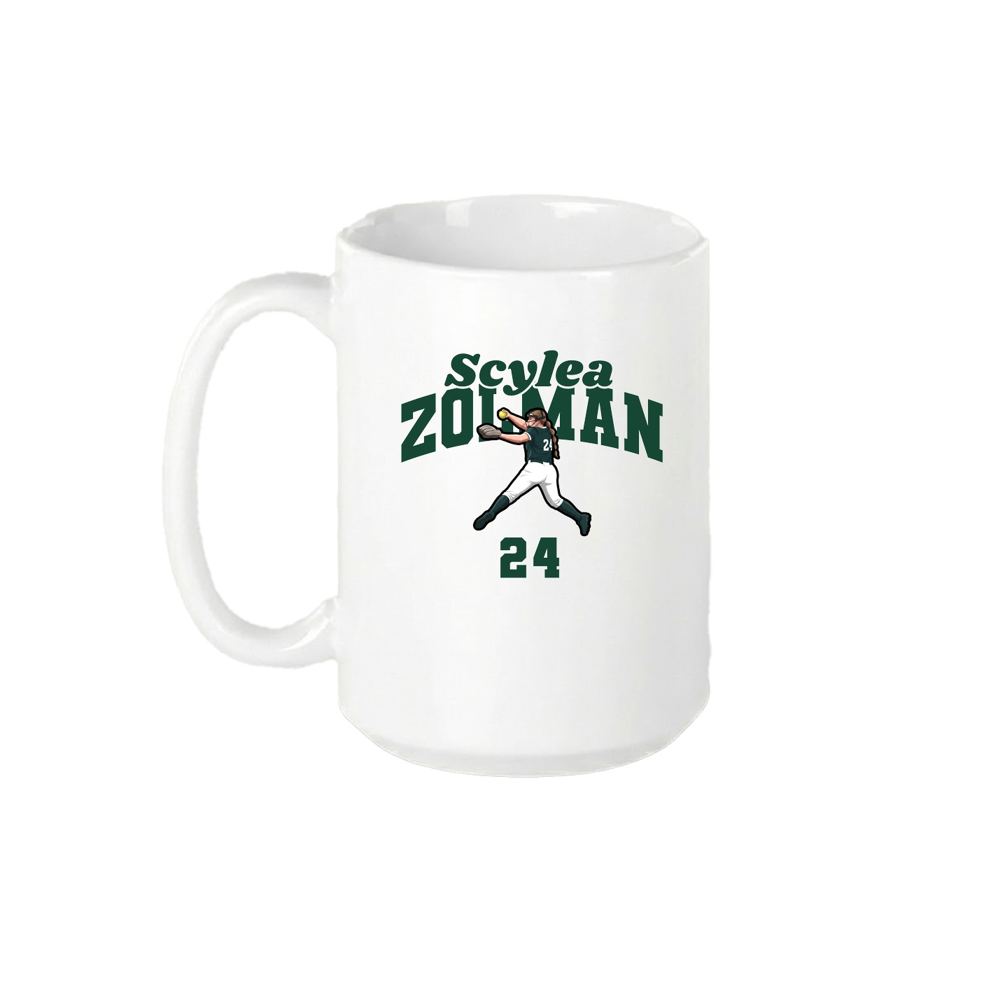 15oz Coffee Mug — Signature Arch in White