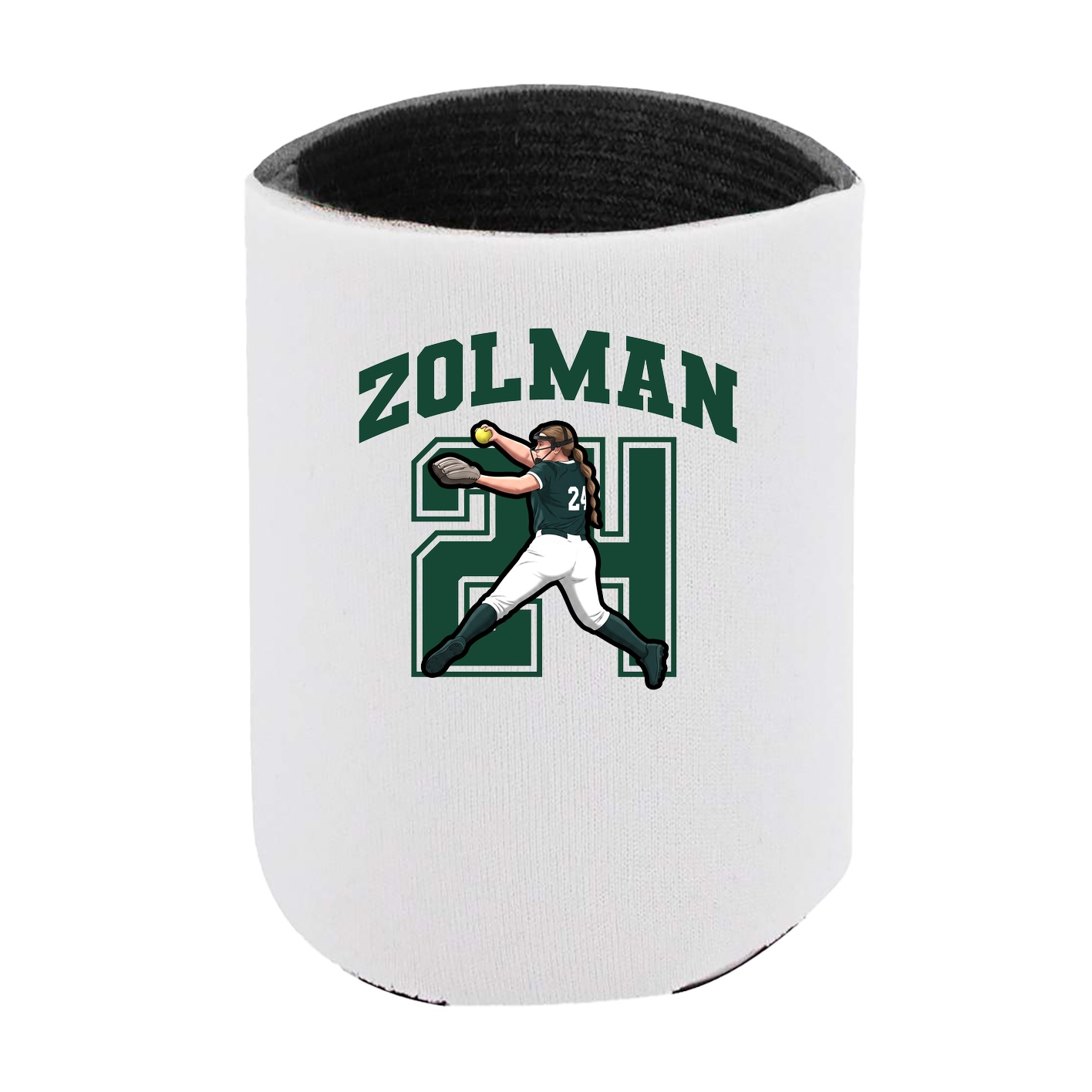 Can Holder — Number in White