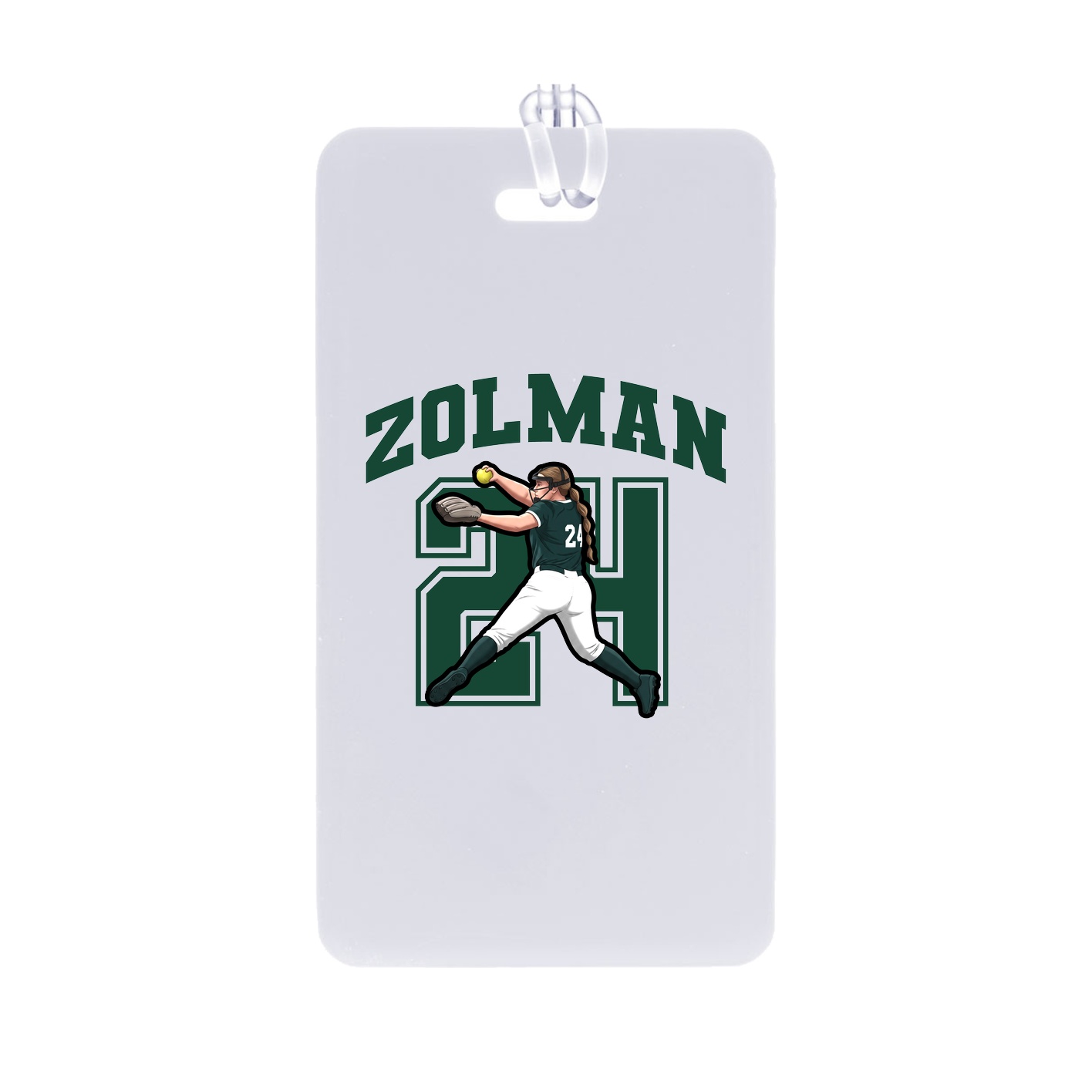 Bag Tag — Number in Classic