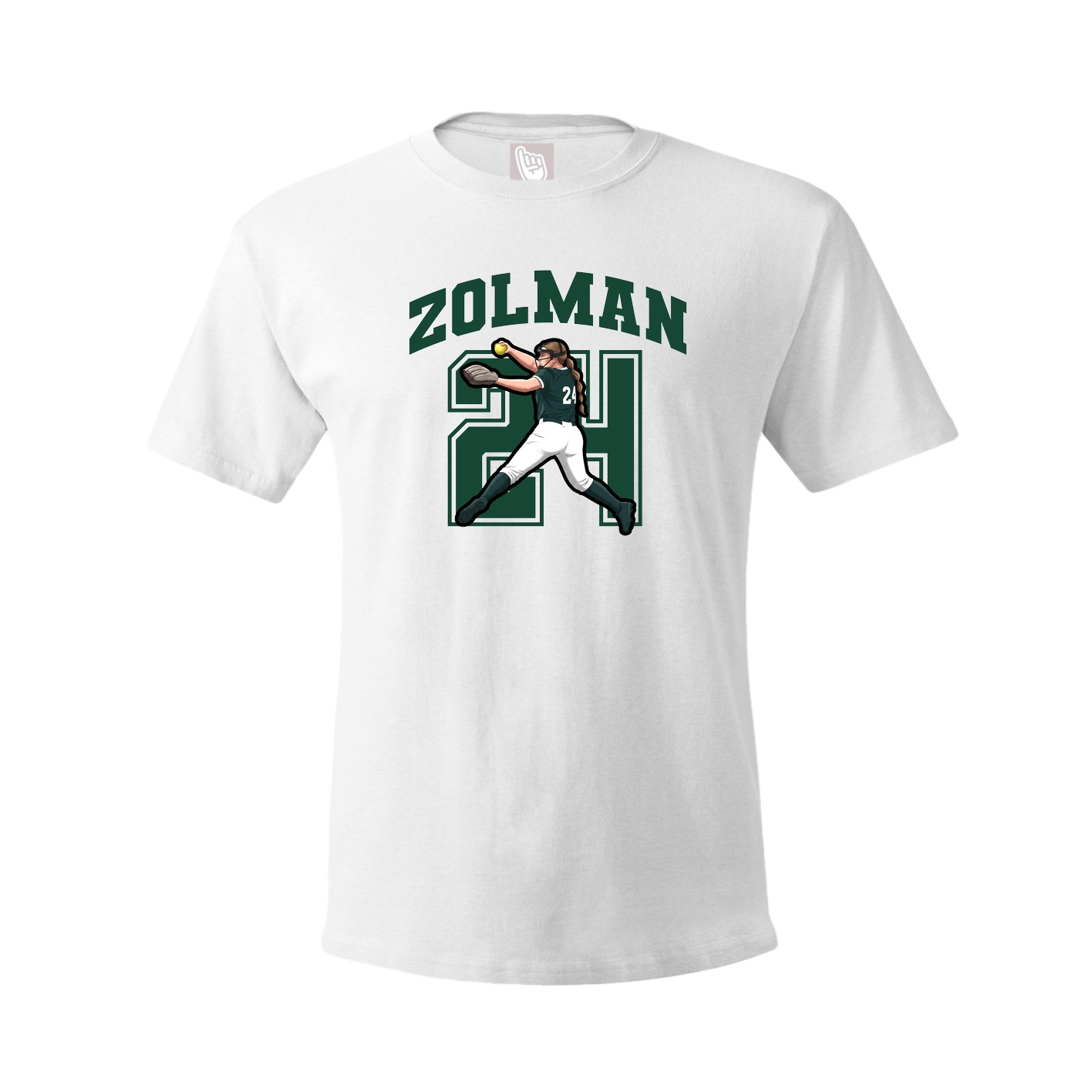 Tee — Number in White