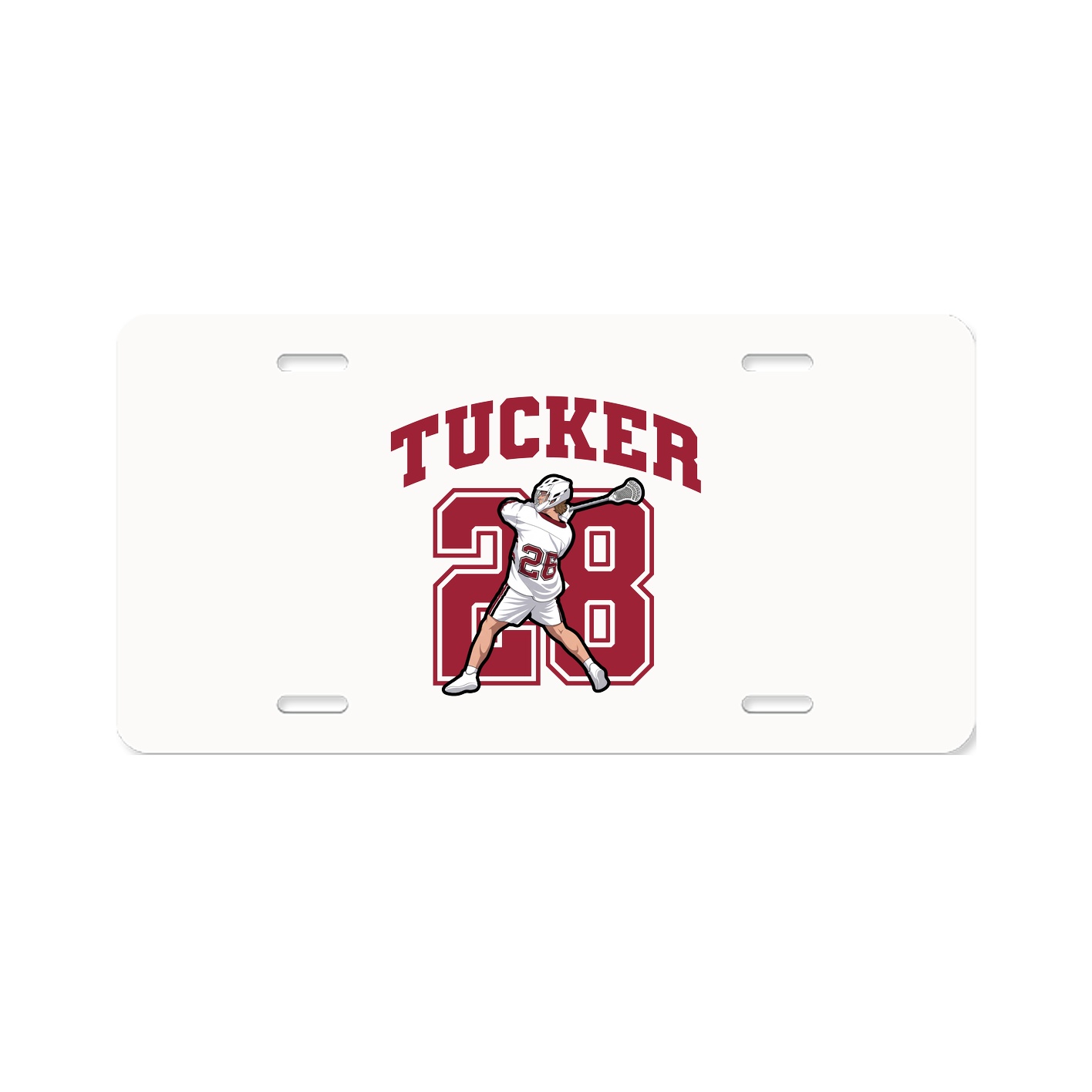 License Plate — Number in Classic