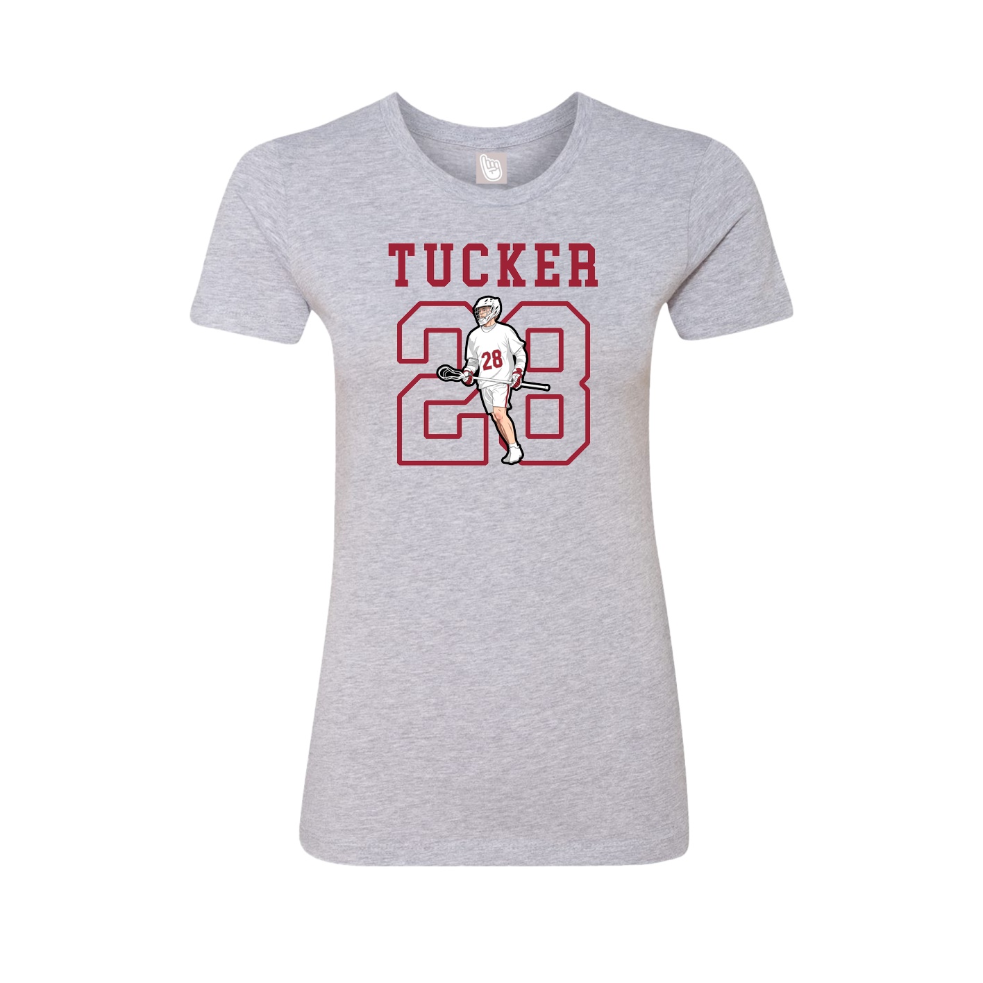 Fitted Women's Tee — Shirsey in Grey