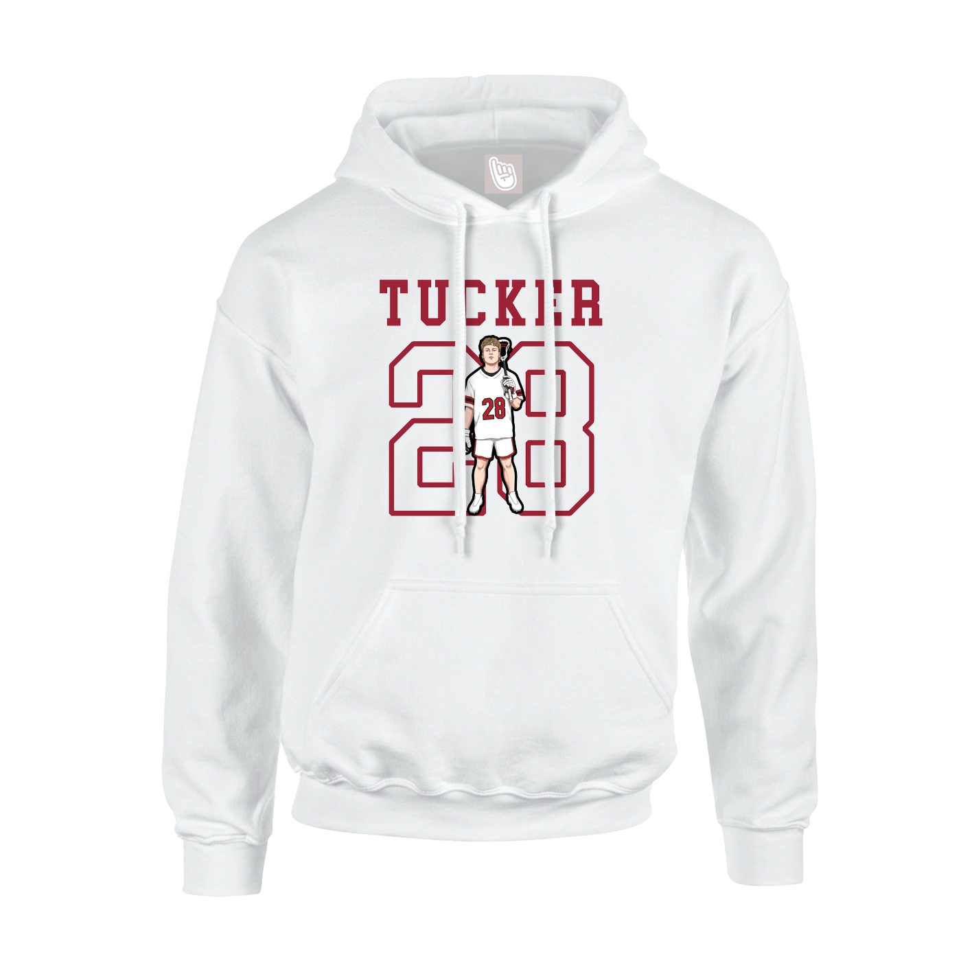 Hoodie — Shirsey in White