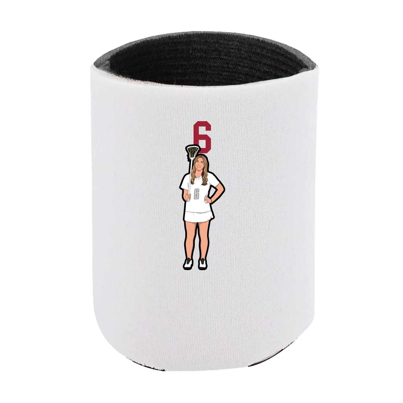 Can Holder — Number Top in White