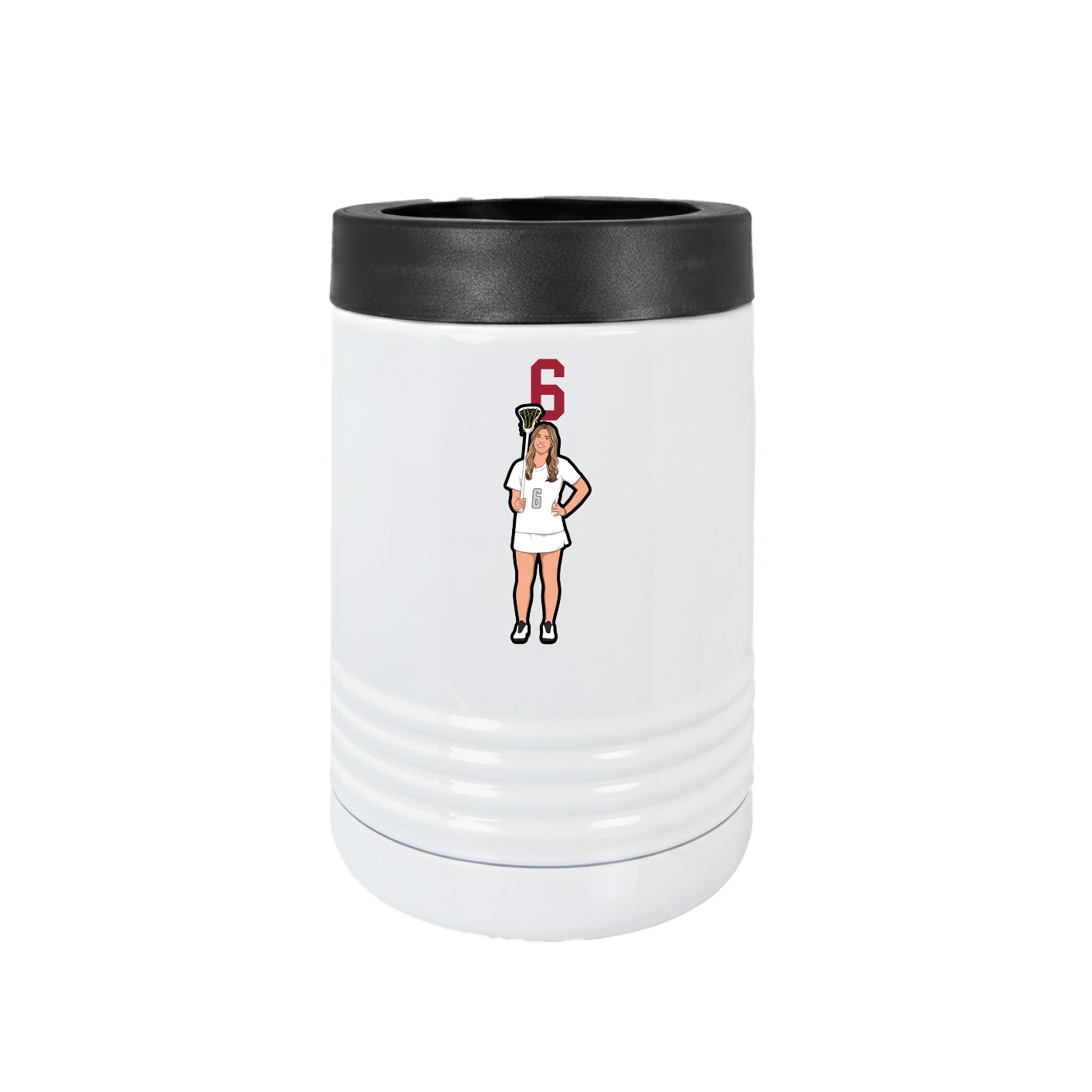 Beverage Holder — Number Top in White