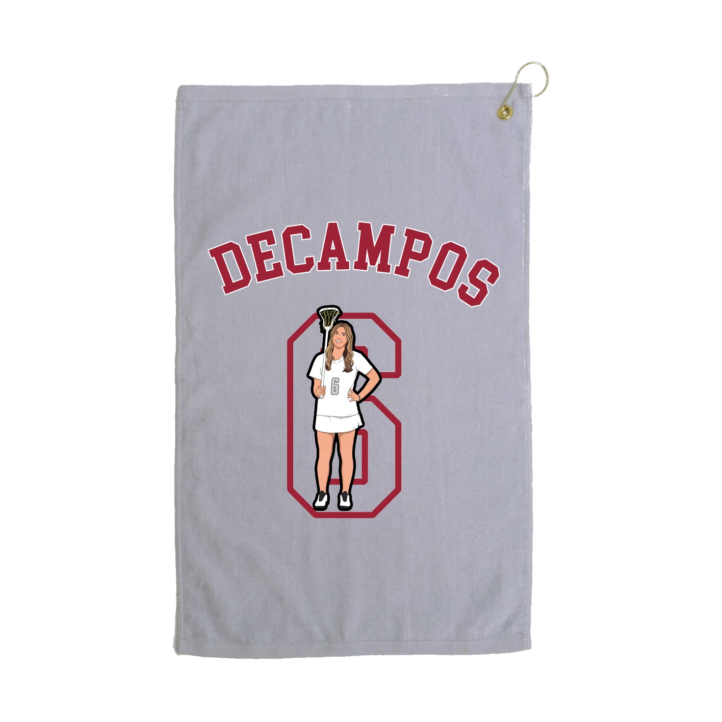 Golf Towel — Shirsey Arch in Grey
