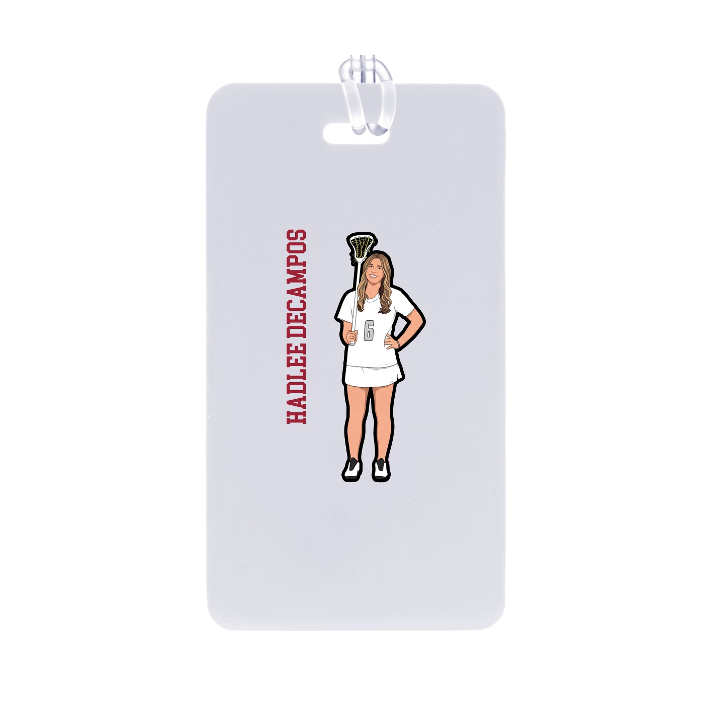Bag Tag — Name Vertical in Classic