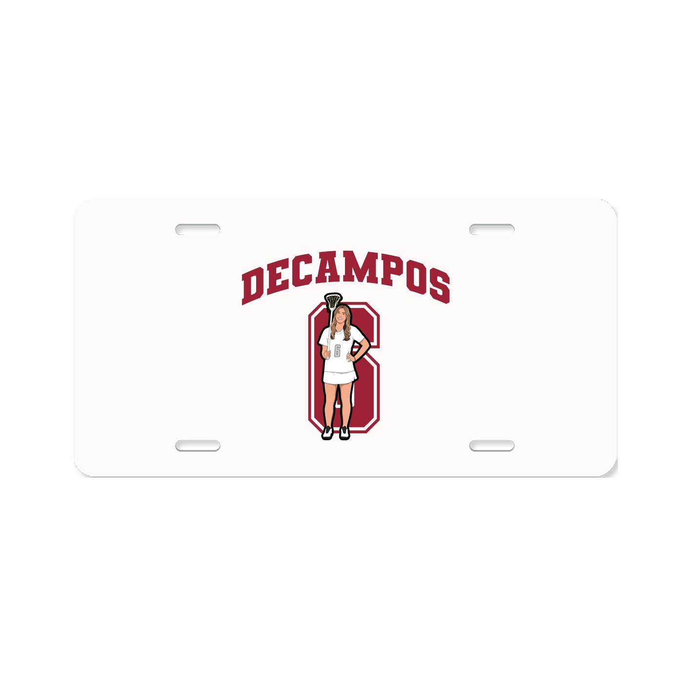 License Plate — Number in Classic